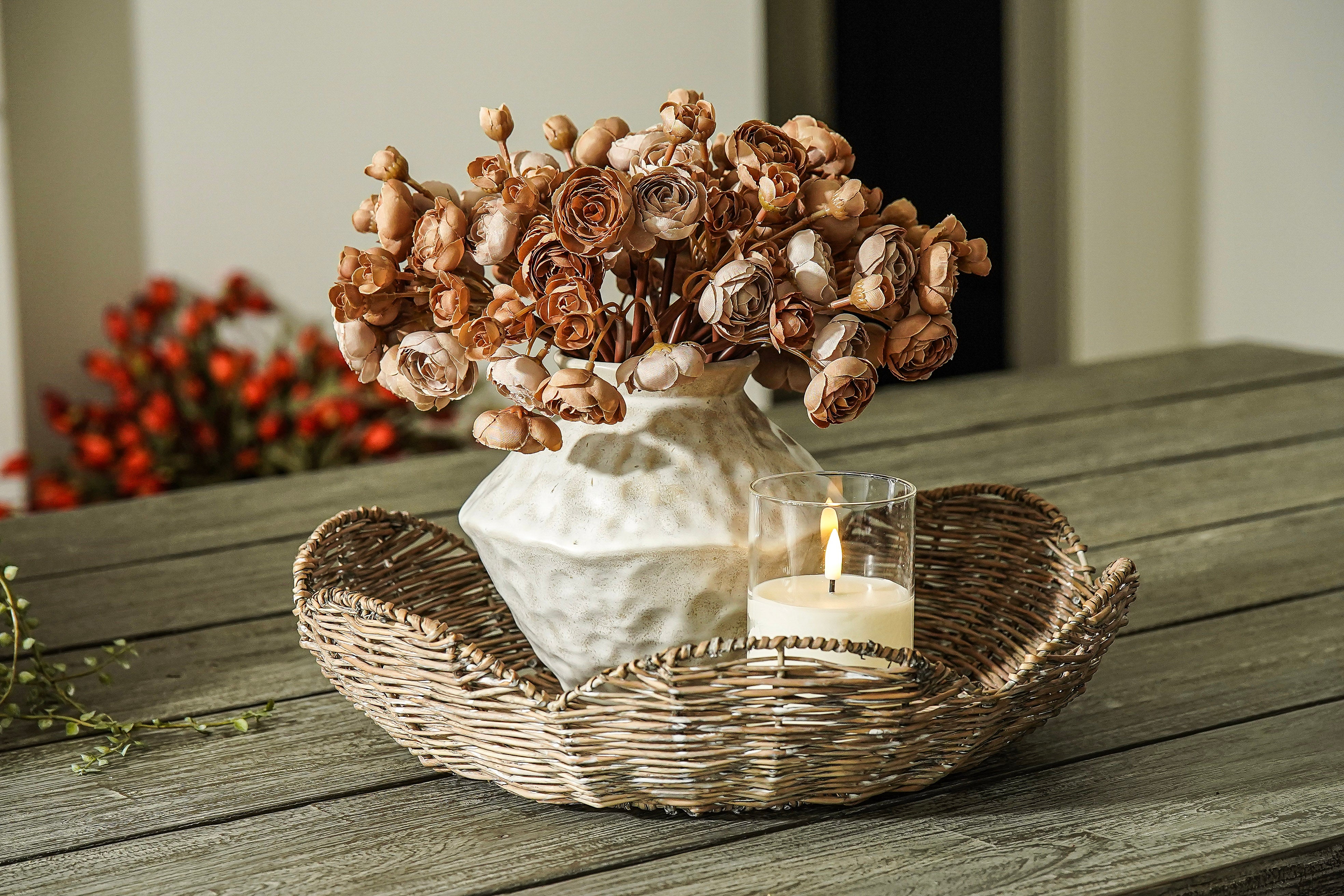 Warm Taupe Ranunculus Bunch