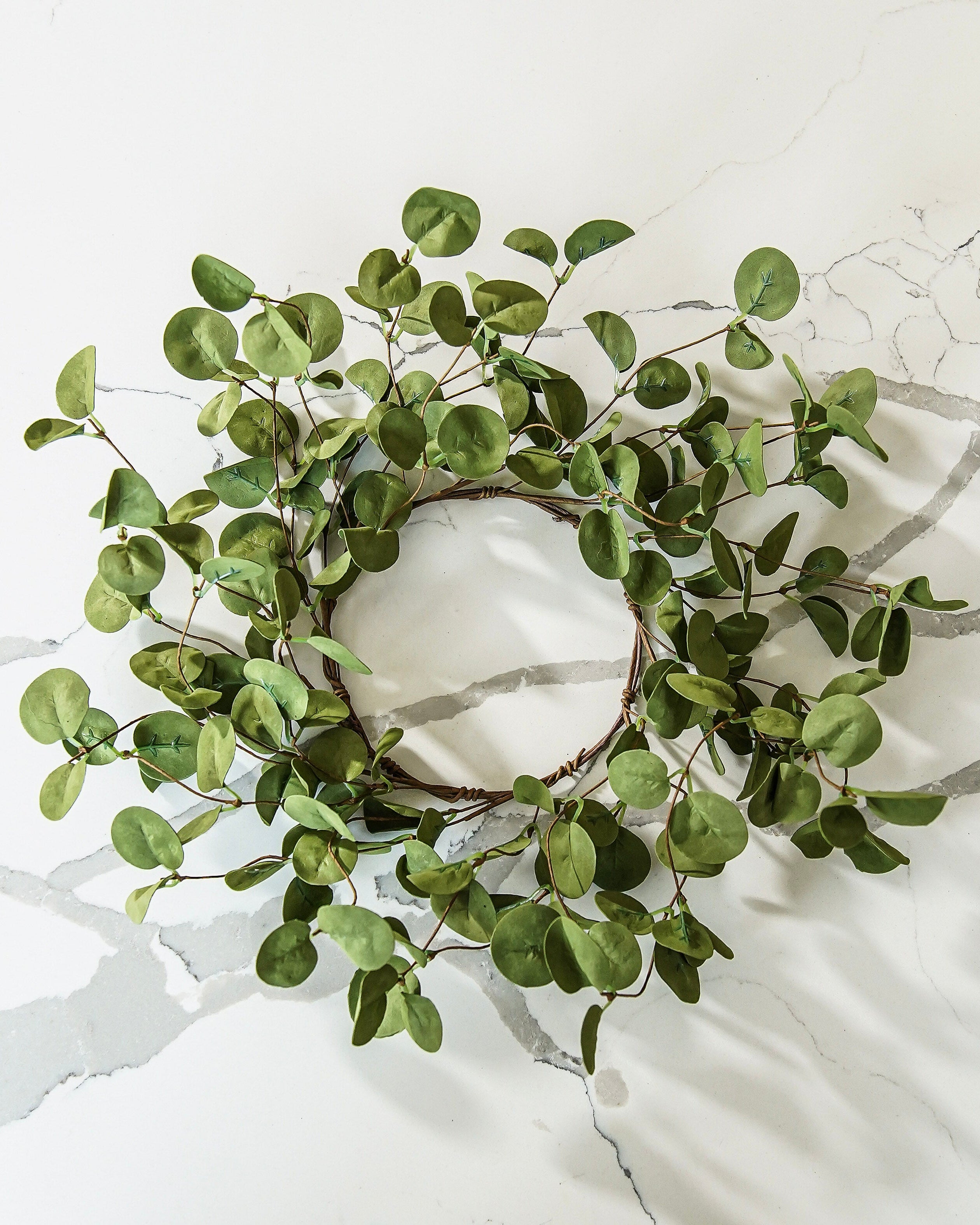 Green Eucalyptus Candle Ring