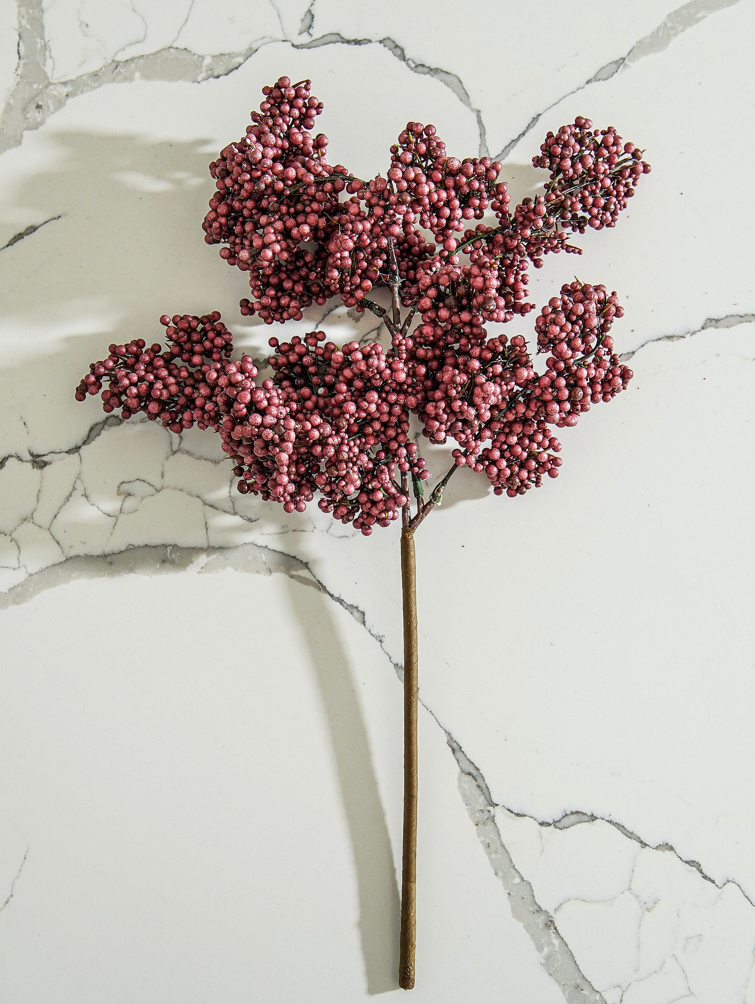 Muted Merlot Berry Stem