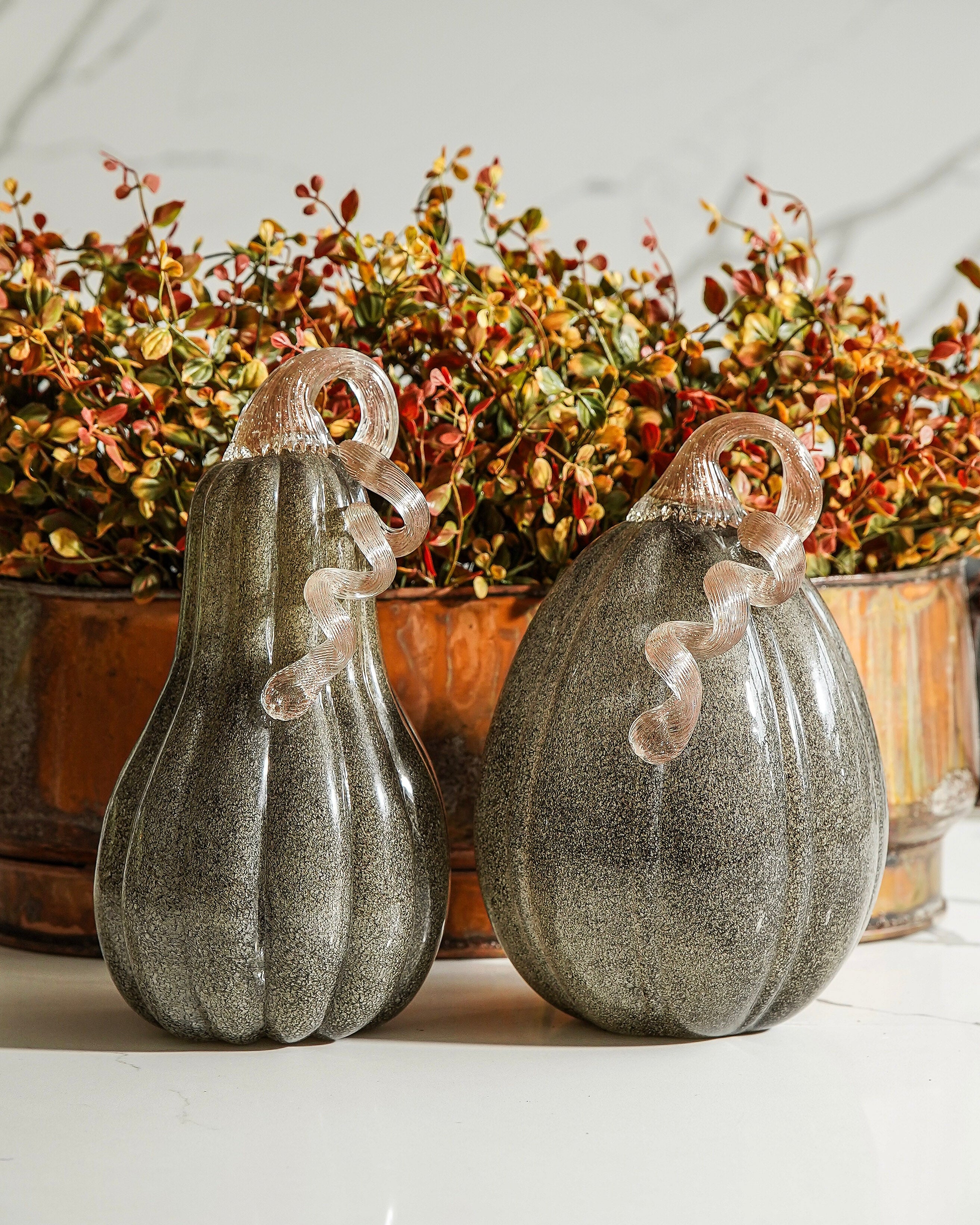 Hand-Blown Glass Pumpkin/Gourd