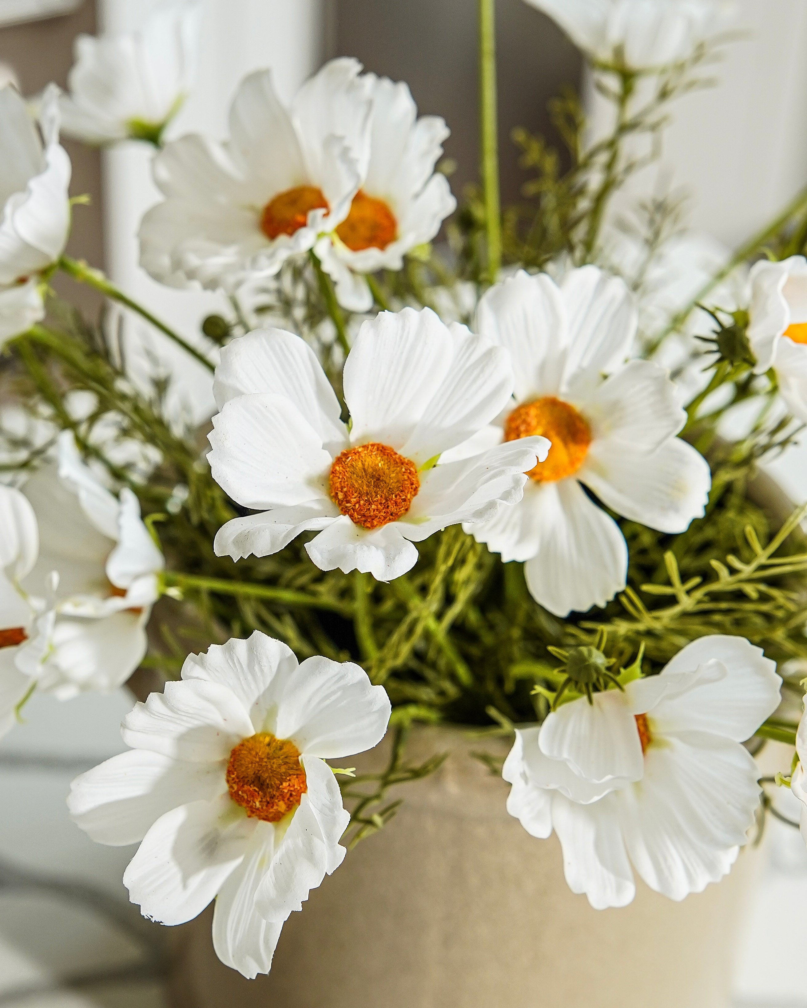 Real Touch White Cosmo Stem