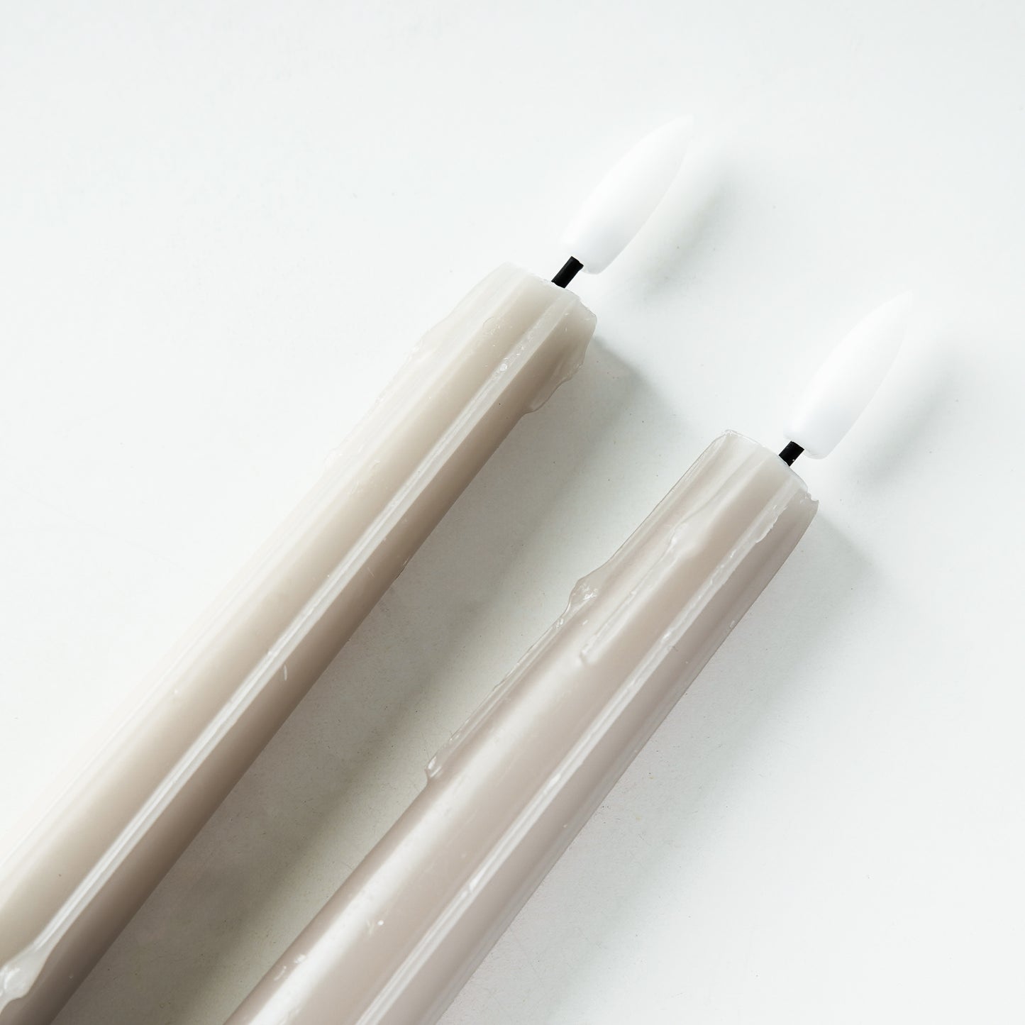 Drip Taper Candle Set | Taupe