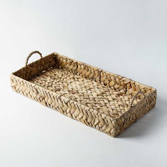 Amelia Hand Woven Hyacinth Tray
