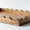 Ezra Scallop Rectangle Wood Tray
