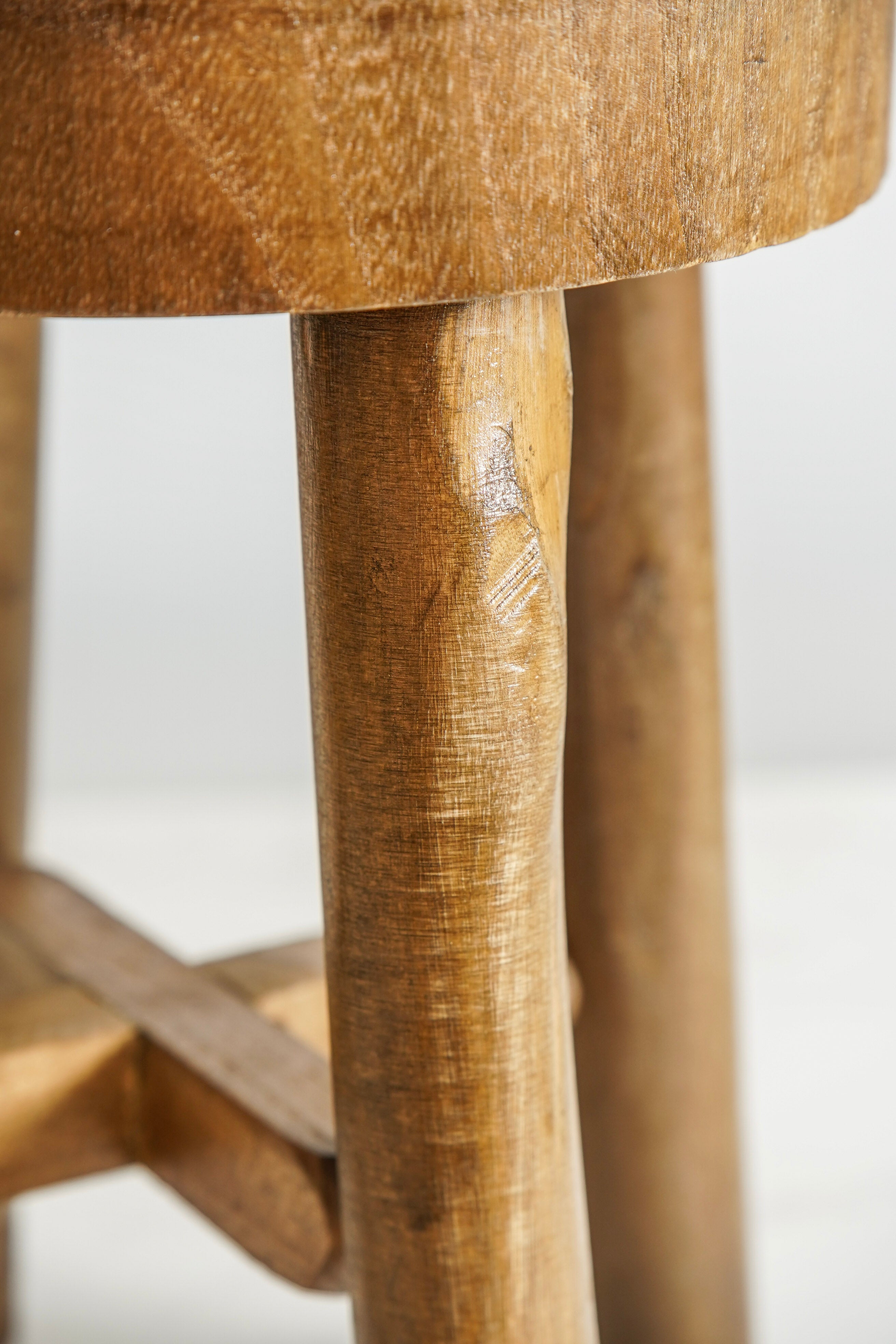 Wesley Wood Stool