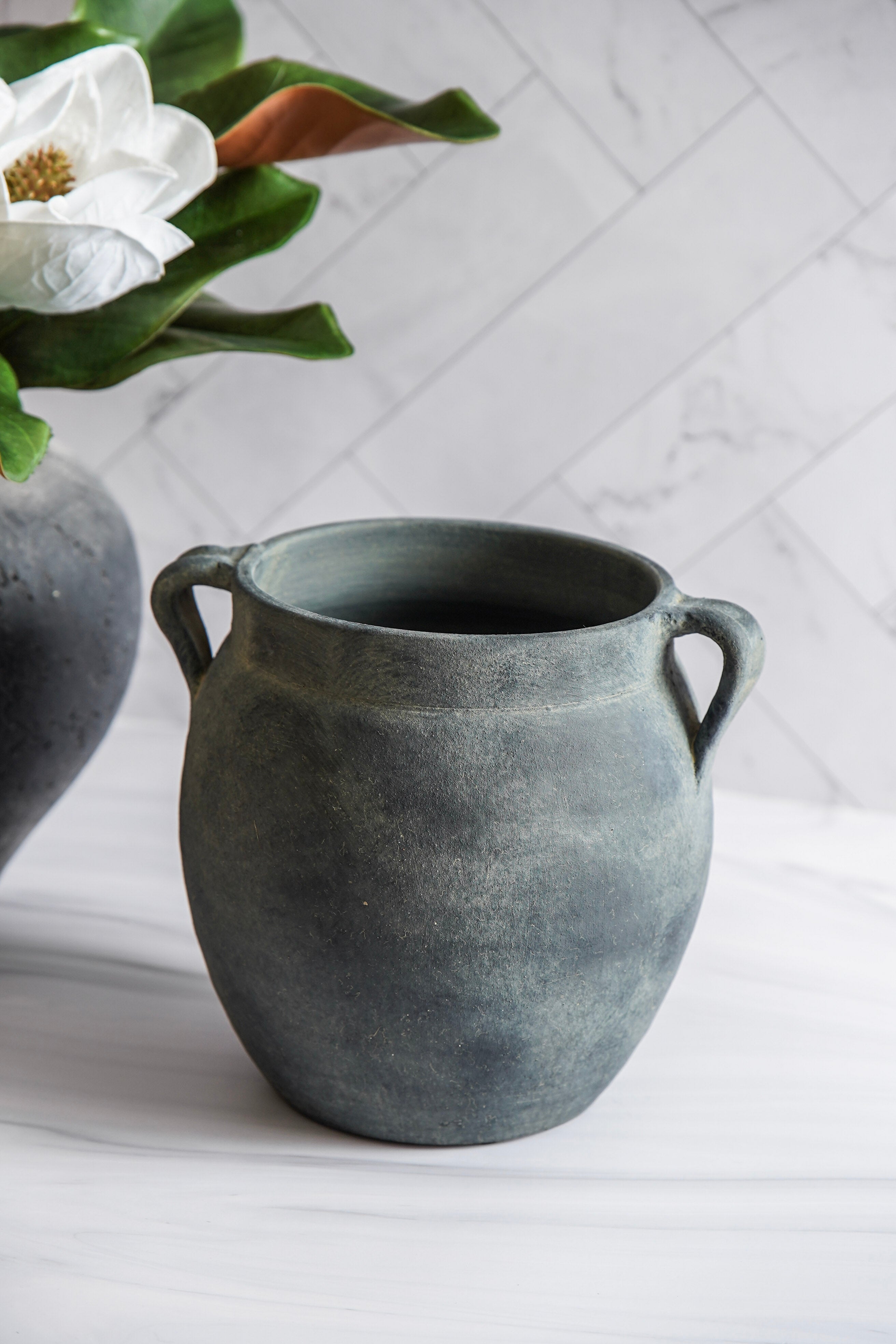 Maddox Charcoal Vase