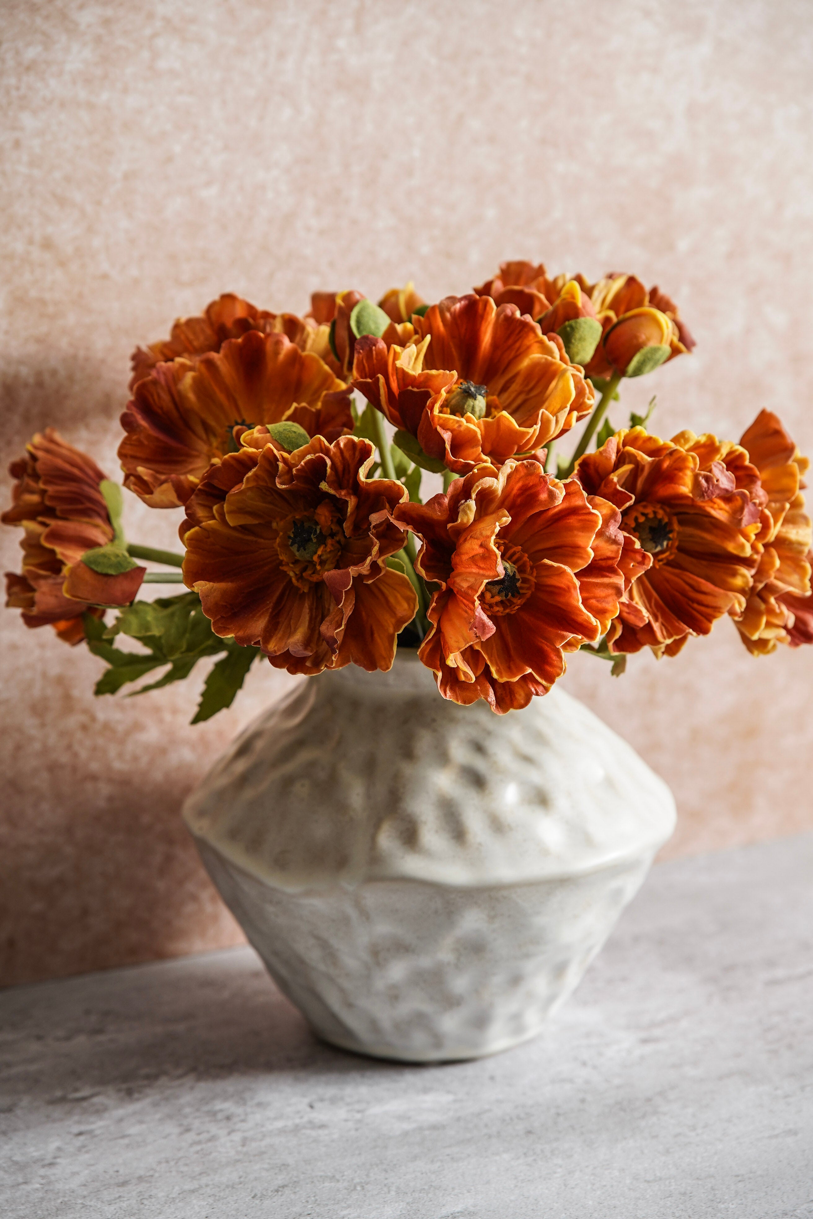 Verona Ceramic Dimple Vase