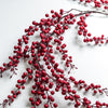 Weatherproof Icy Red Berry Garland