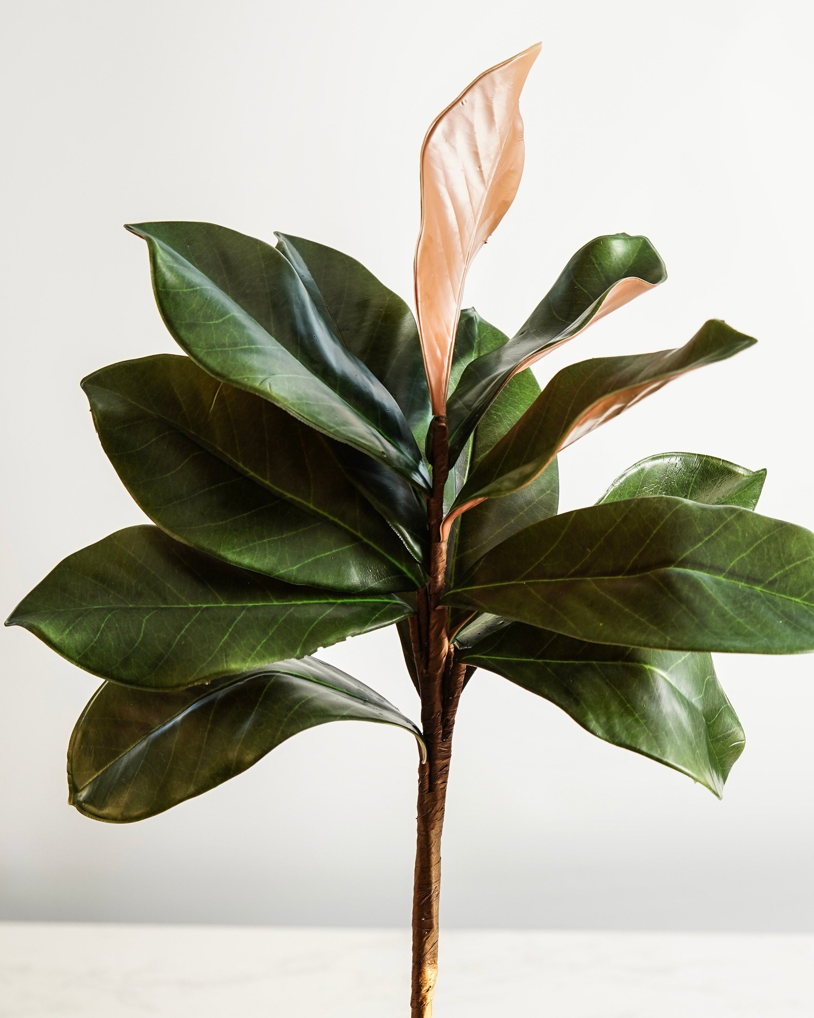 Real Touch Magnolia Leaf Branch