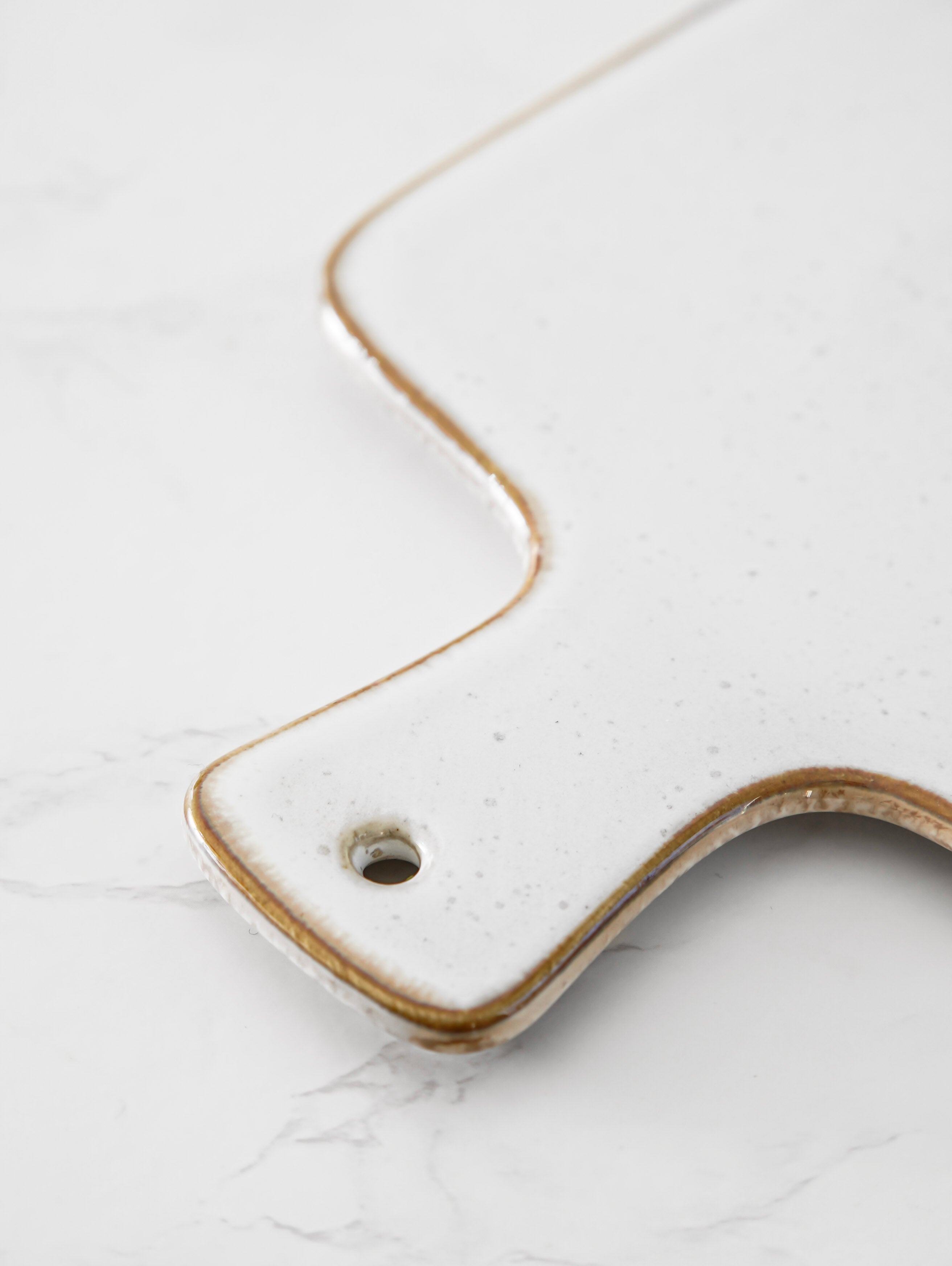 Ivory Ceramic Cheese Tray