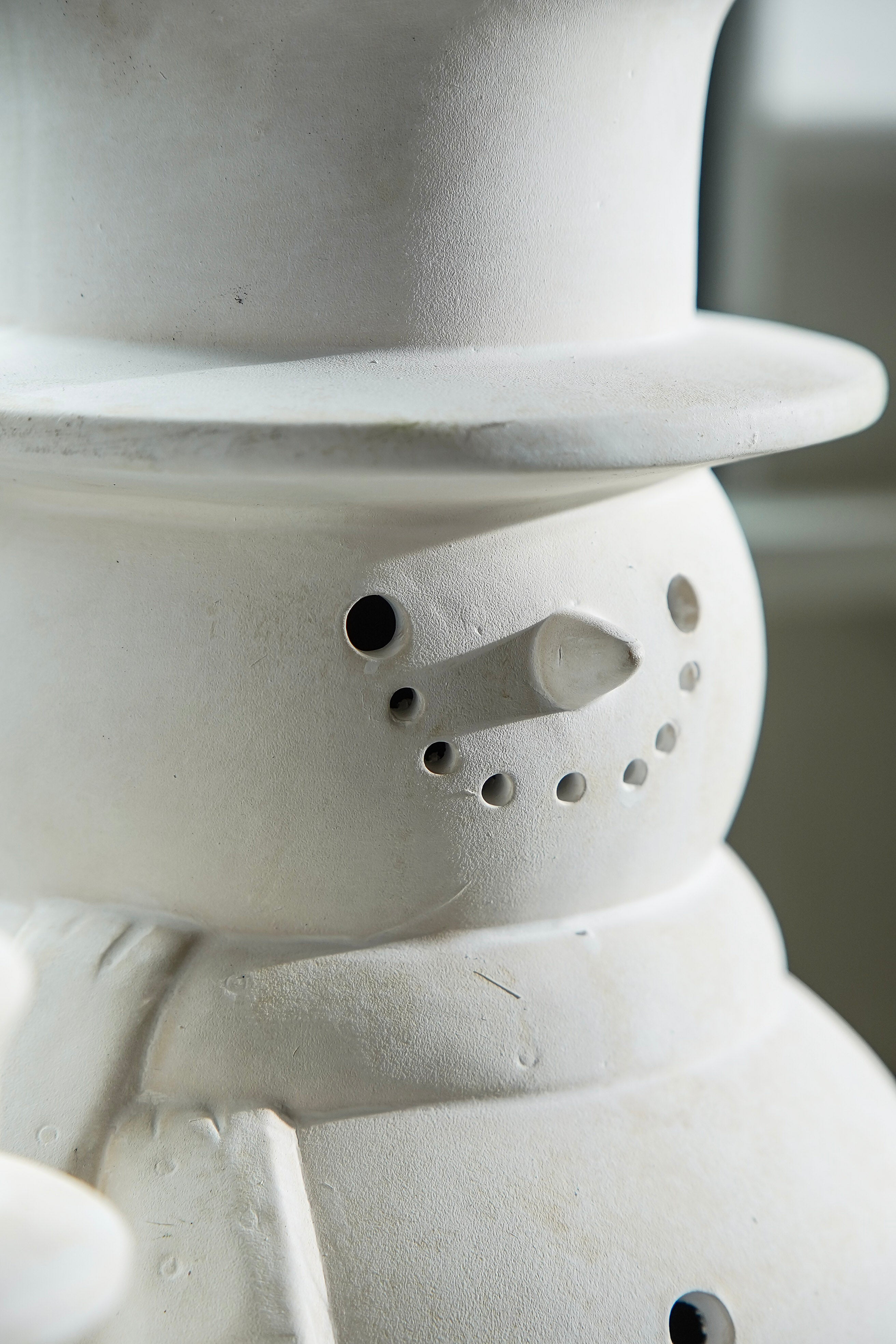 Aged Terracotta Snowman