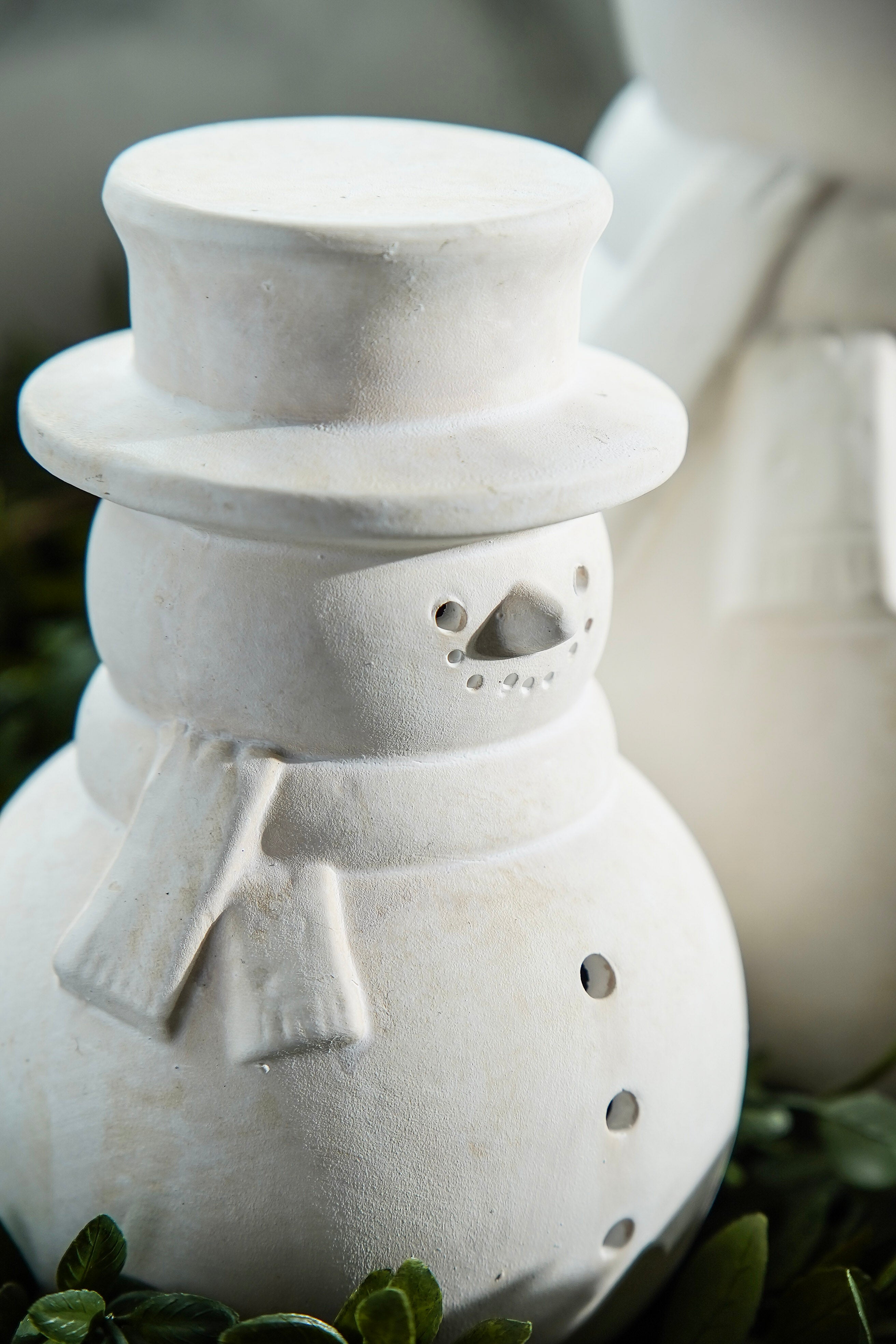 Aged Terracotta Snowman