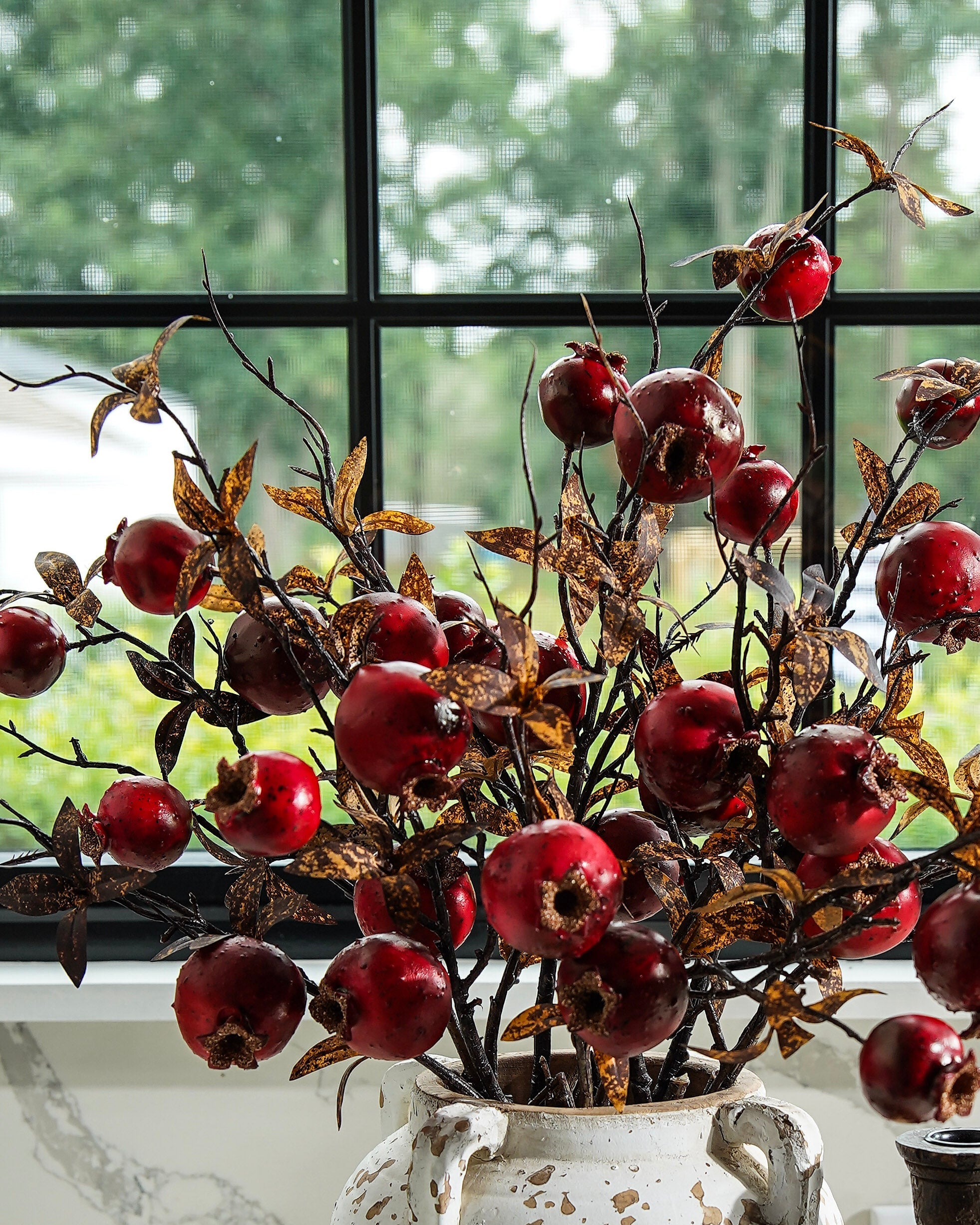 Faux Pomegranate Spray