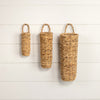 Natural Seagrass Wall Basket Vessels | Set of 3 *Coming Soon*