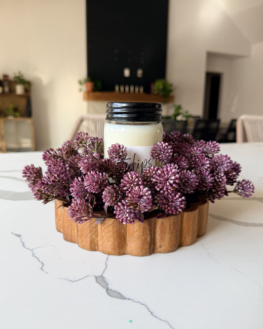 Willow Bud Candle Ring | Amethyst