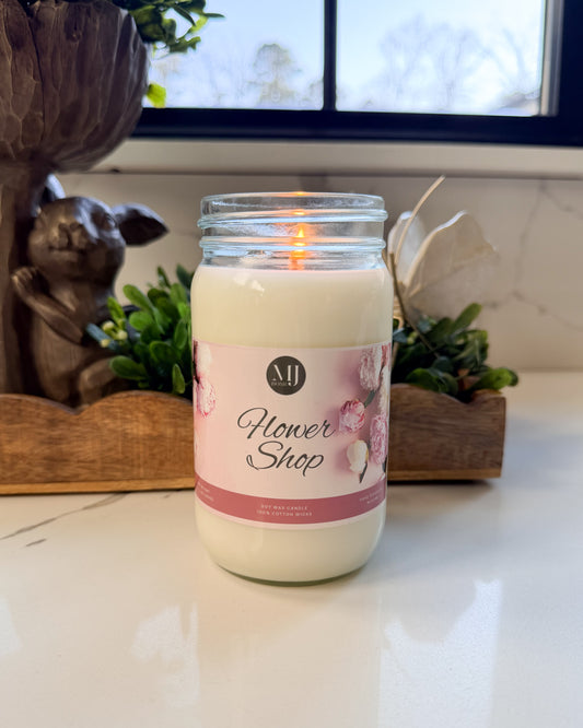 Flower Shop | Mason Jar Candle