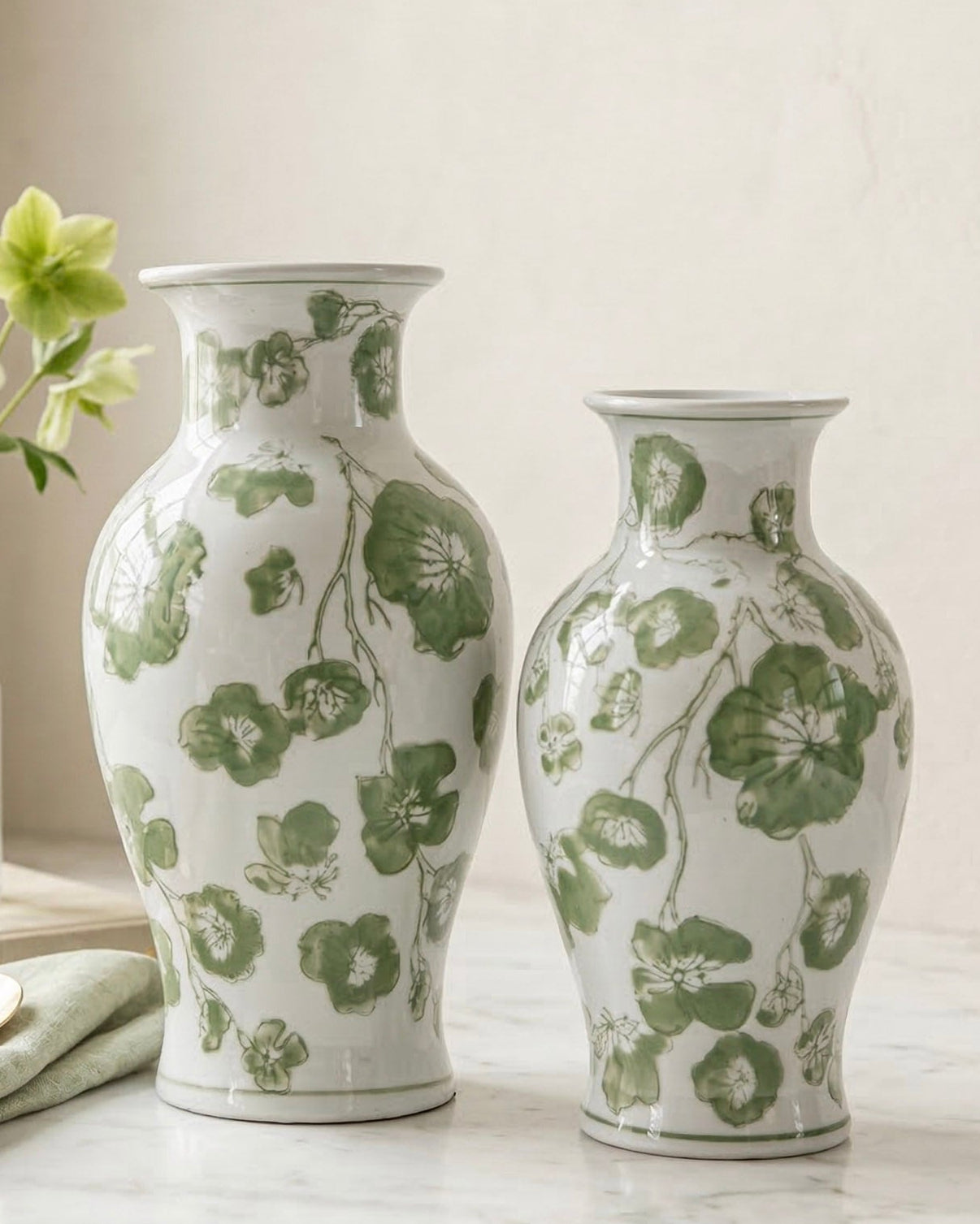 Cherry Blossom Bud Vase Set