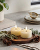 Ivory Flameless Tealight Candles | Set of 2
