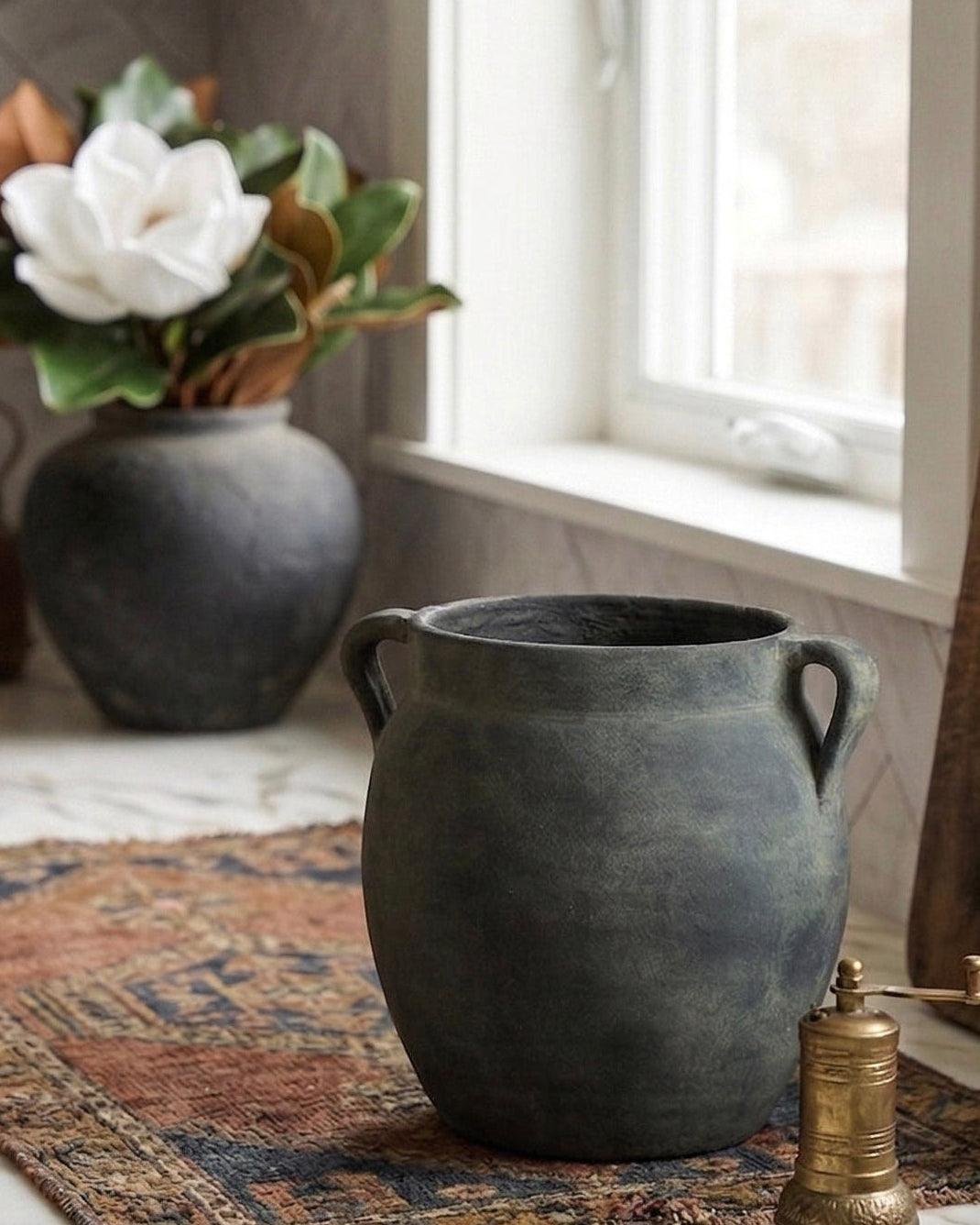 Maddox Charcoal Vase