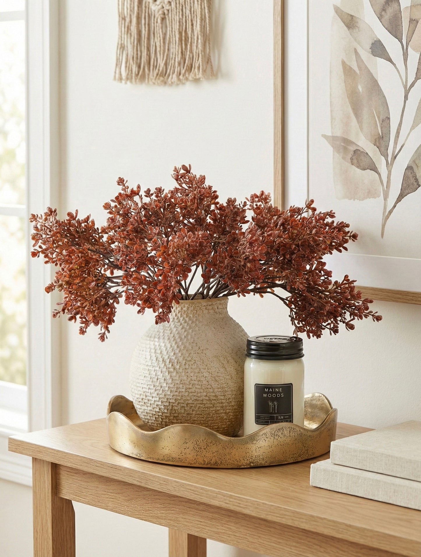 Gold Iron Scalloped Tray