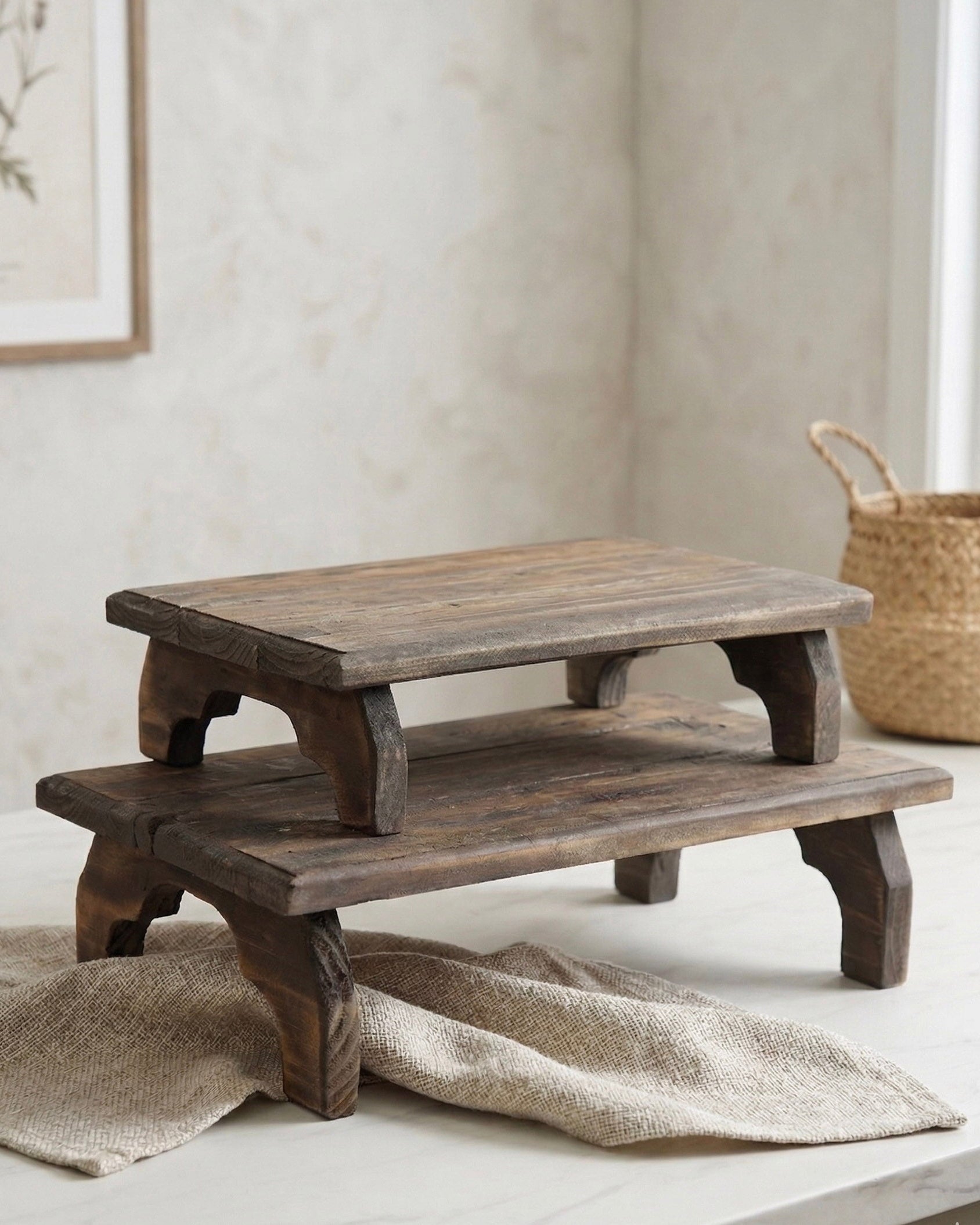 Micah Reclaimed Wood Riser