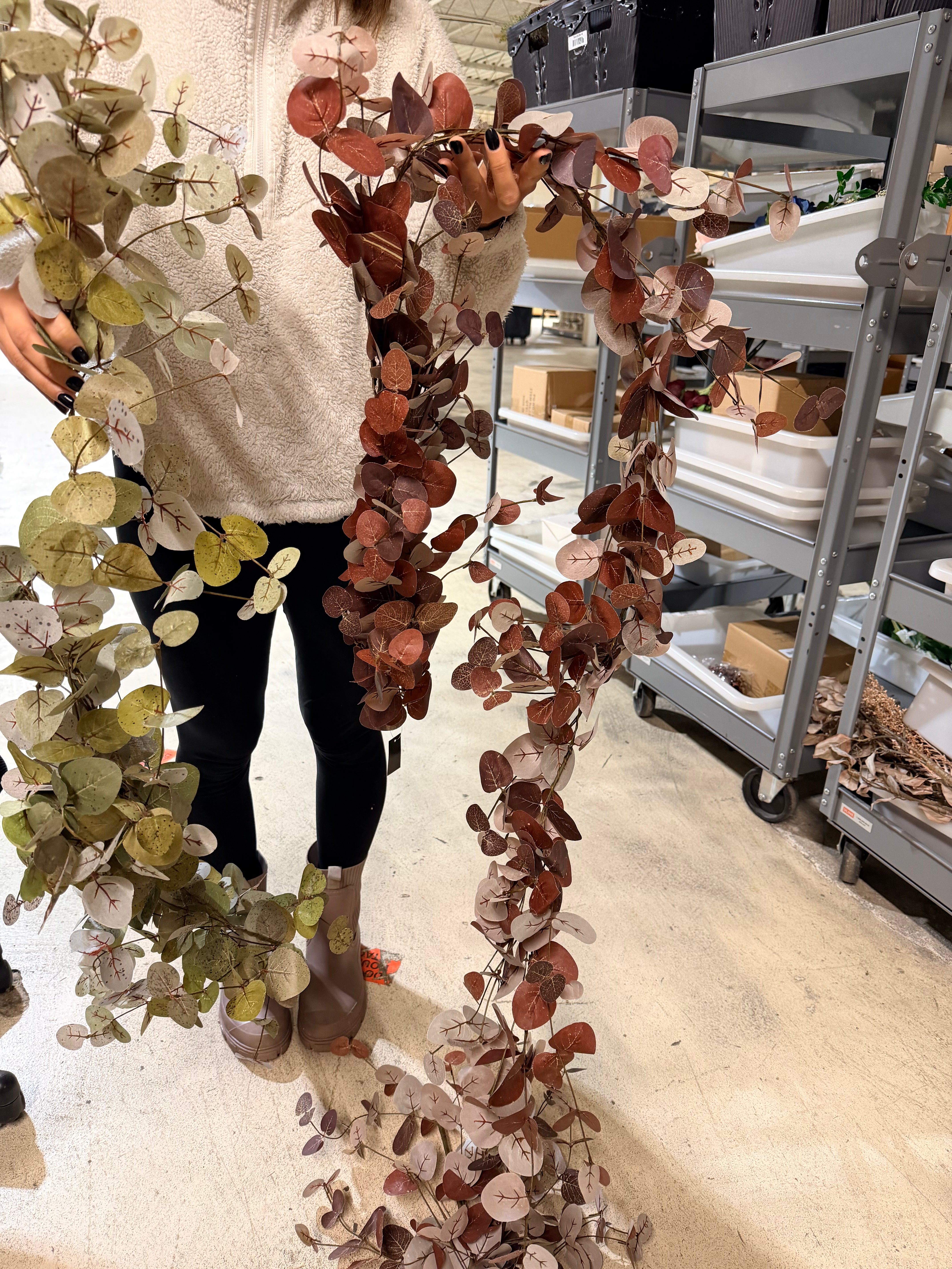 Burgundy Eucalyptus Garland