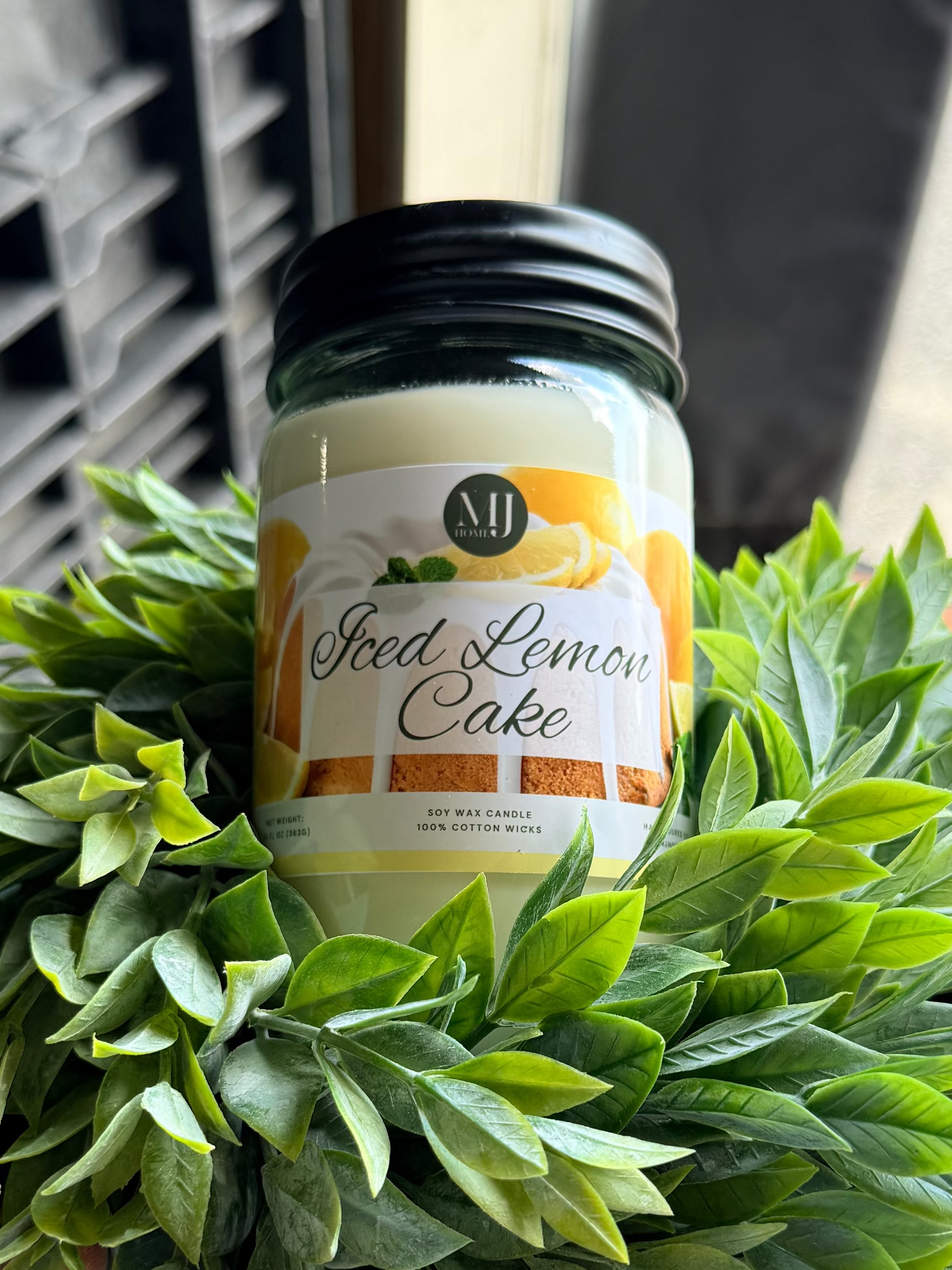 Iced Lemon Cake | Mason Jar Candle