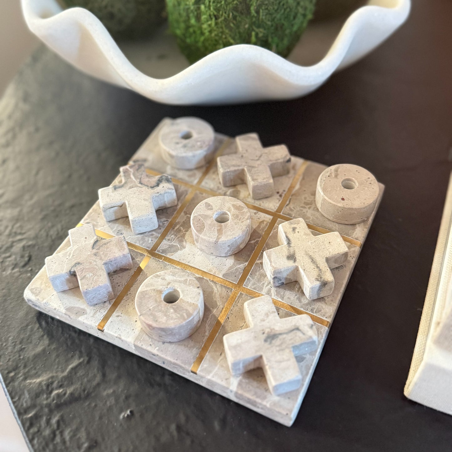 Marble Tic Tac Toe Game
