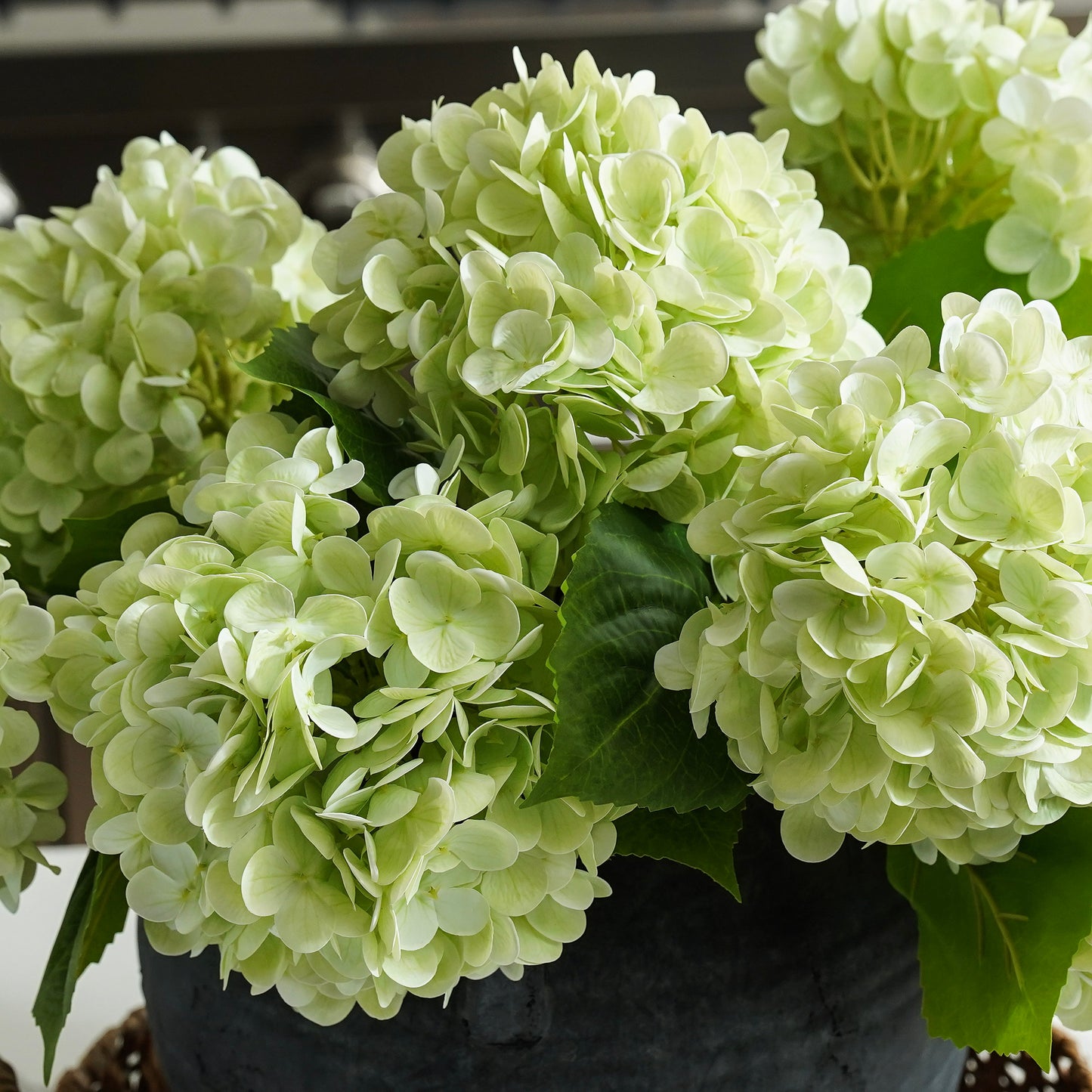 Real Touch Hydrangea | Green
