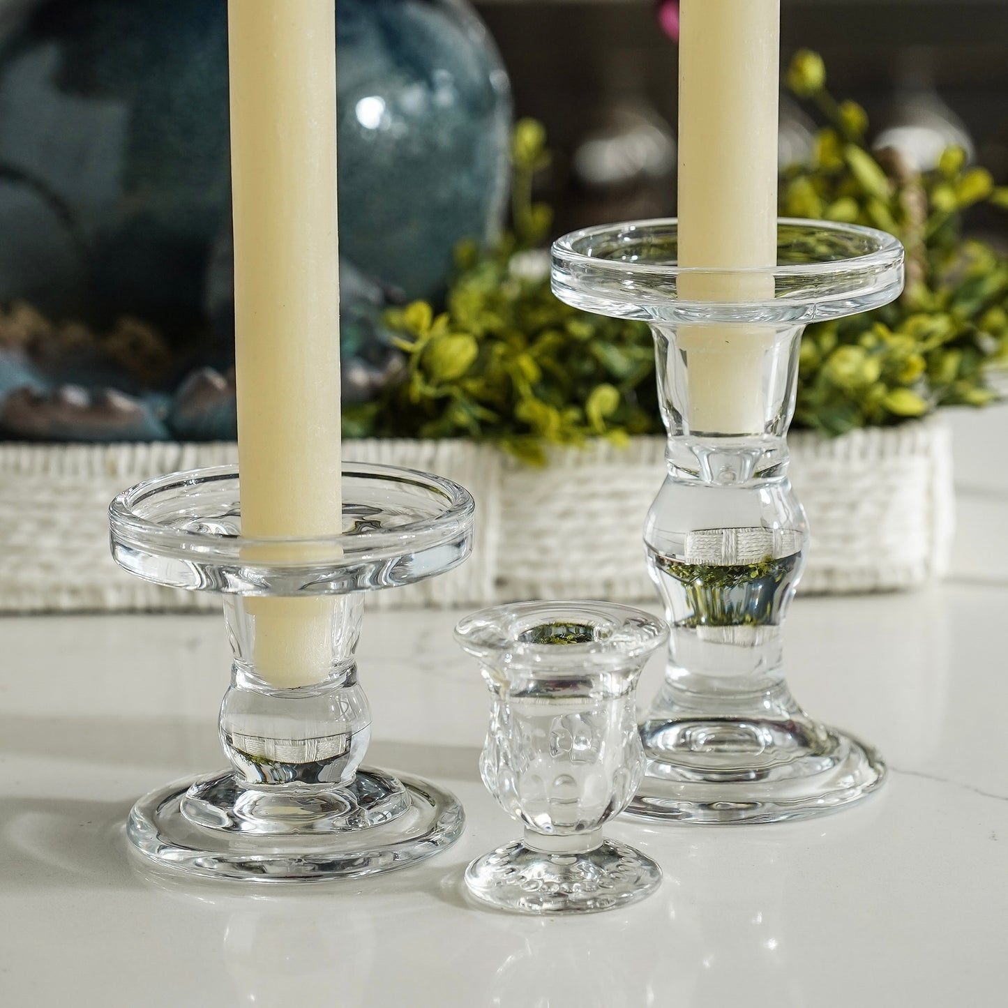 Zeloria Glass Taper Holder