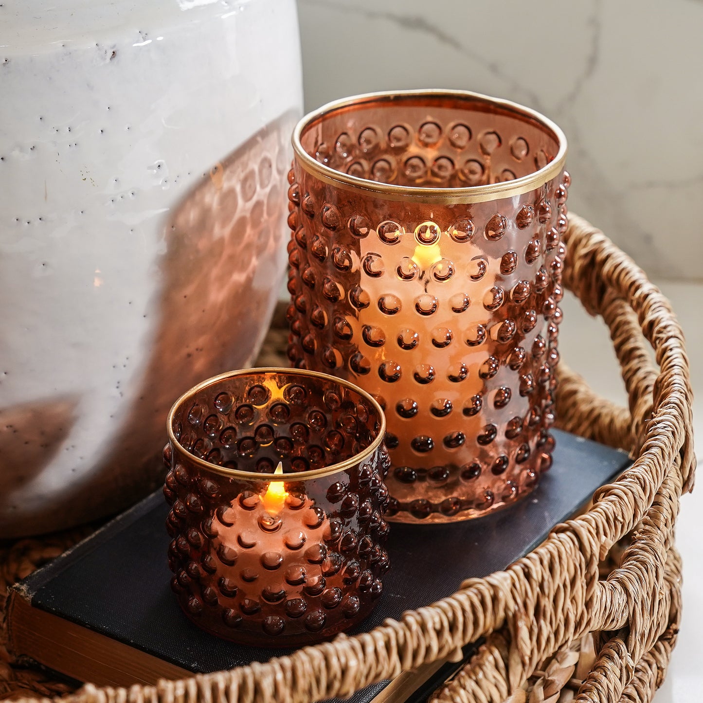 Flameless Wavy Votive Candles