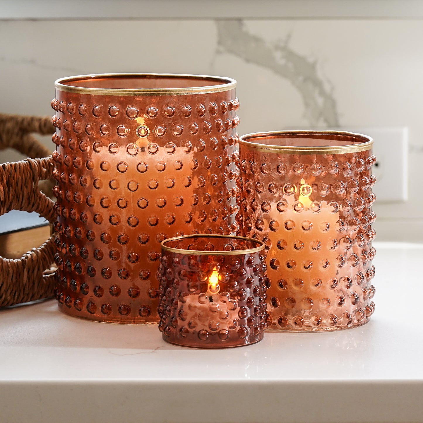 Flameless Wavy Votive Candles