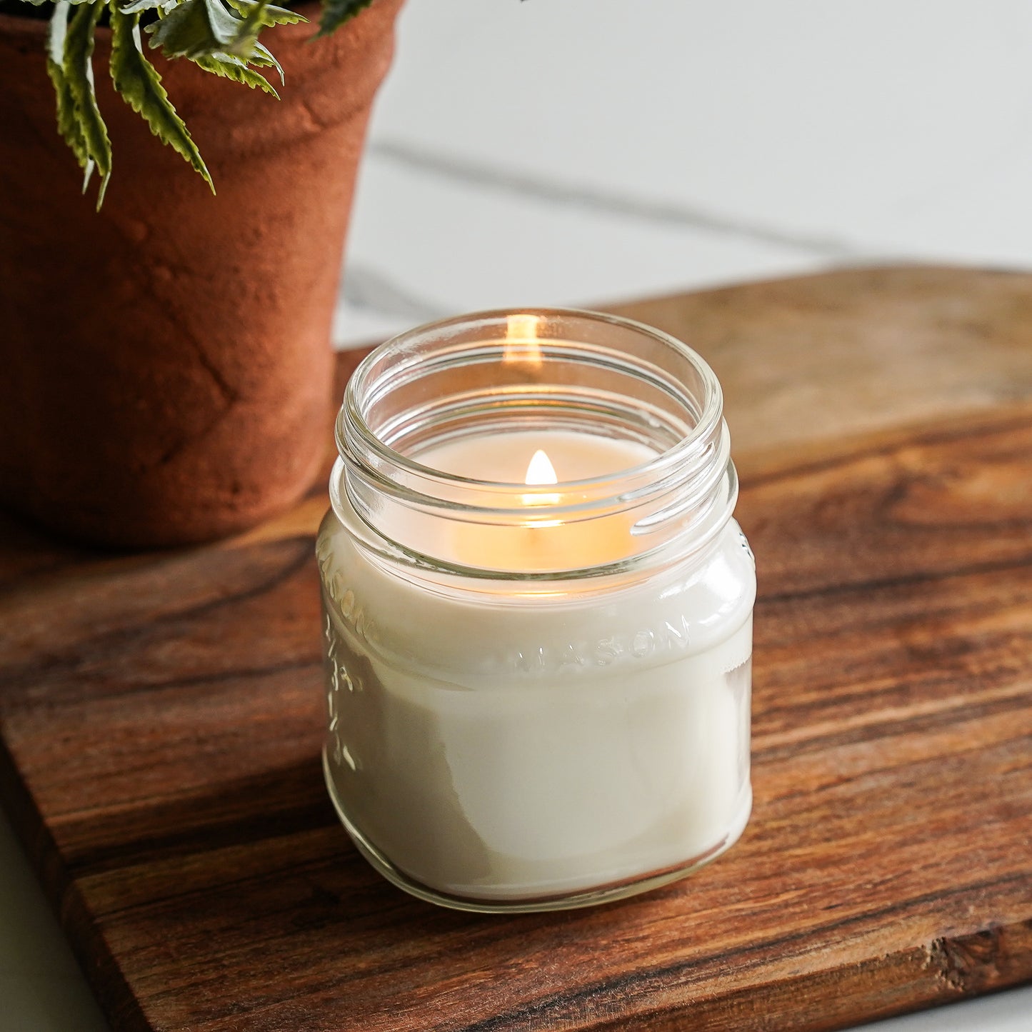 Small Mason Jar Candle | Almond Cookie