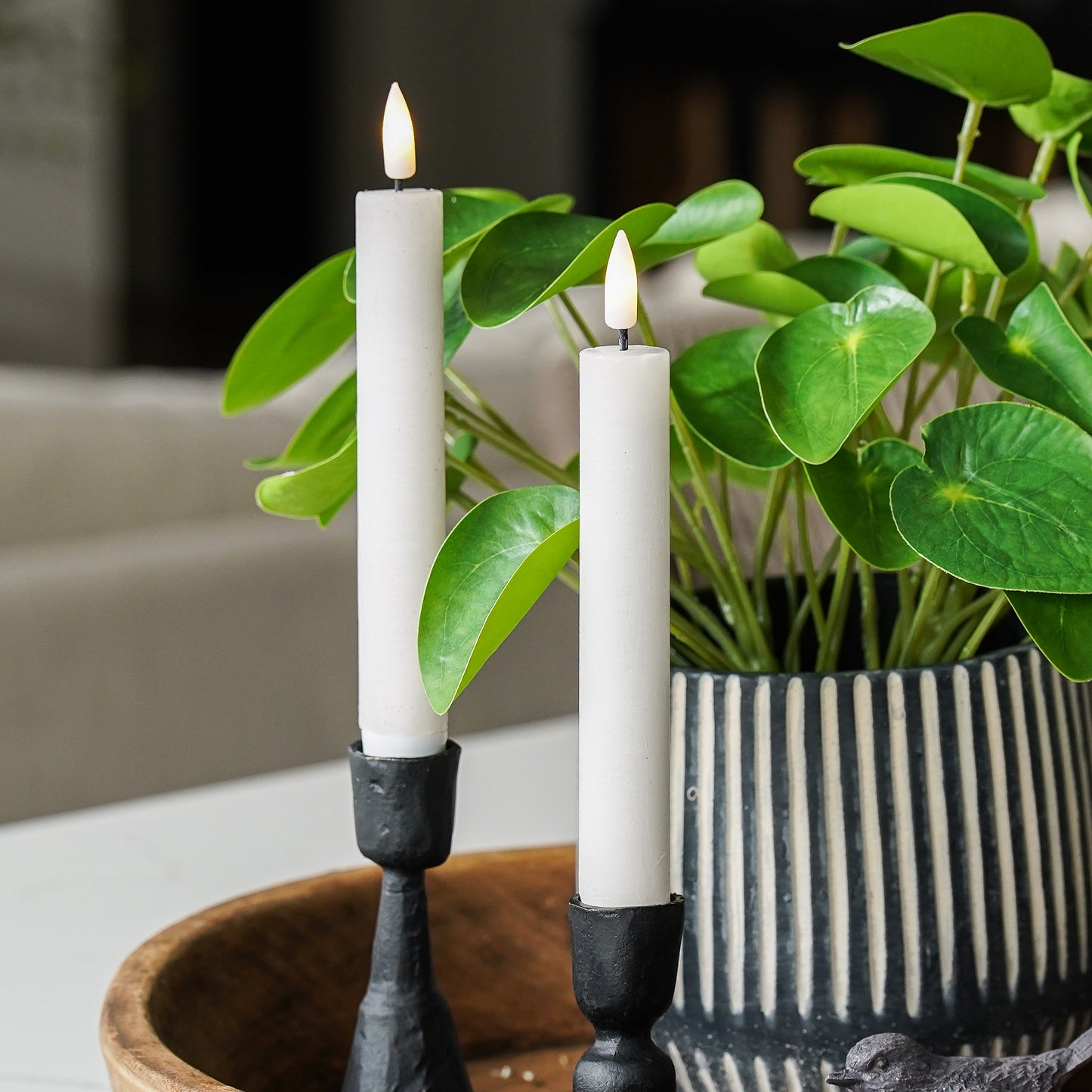 Flameless Tapers | Set of 2