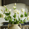 Real Touch Rose Stem | White