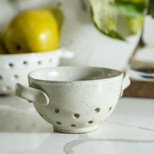 Mini White Colander