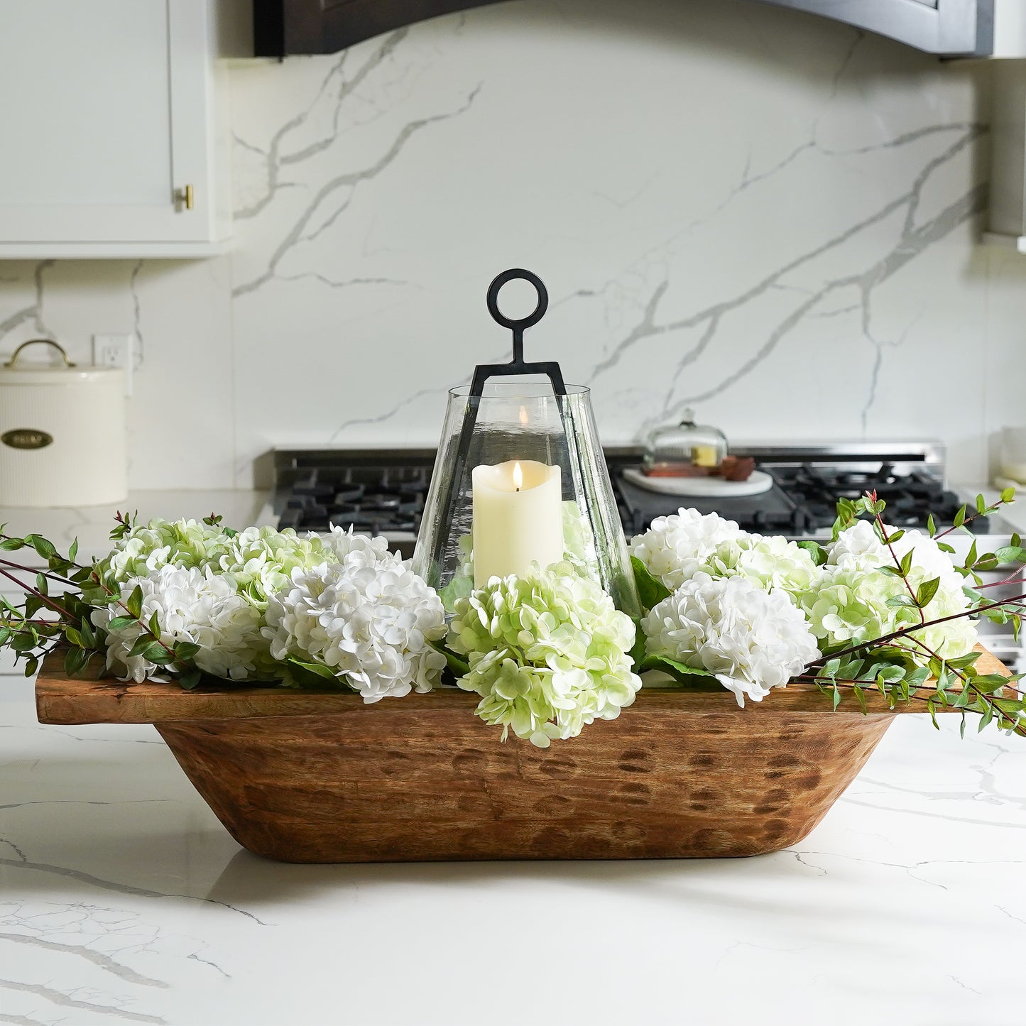 Real Touch Hydrangea | White