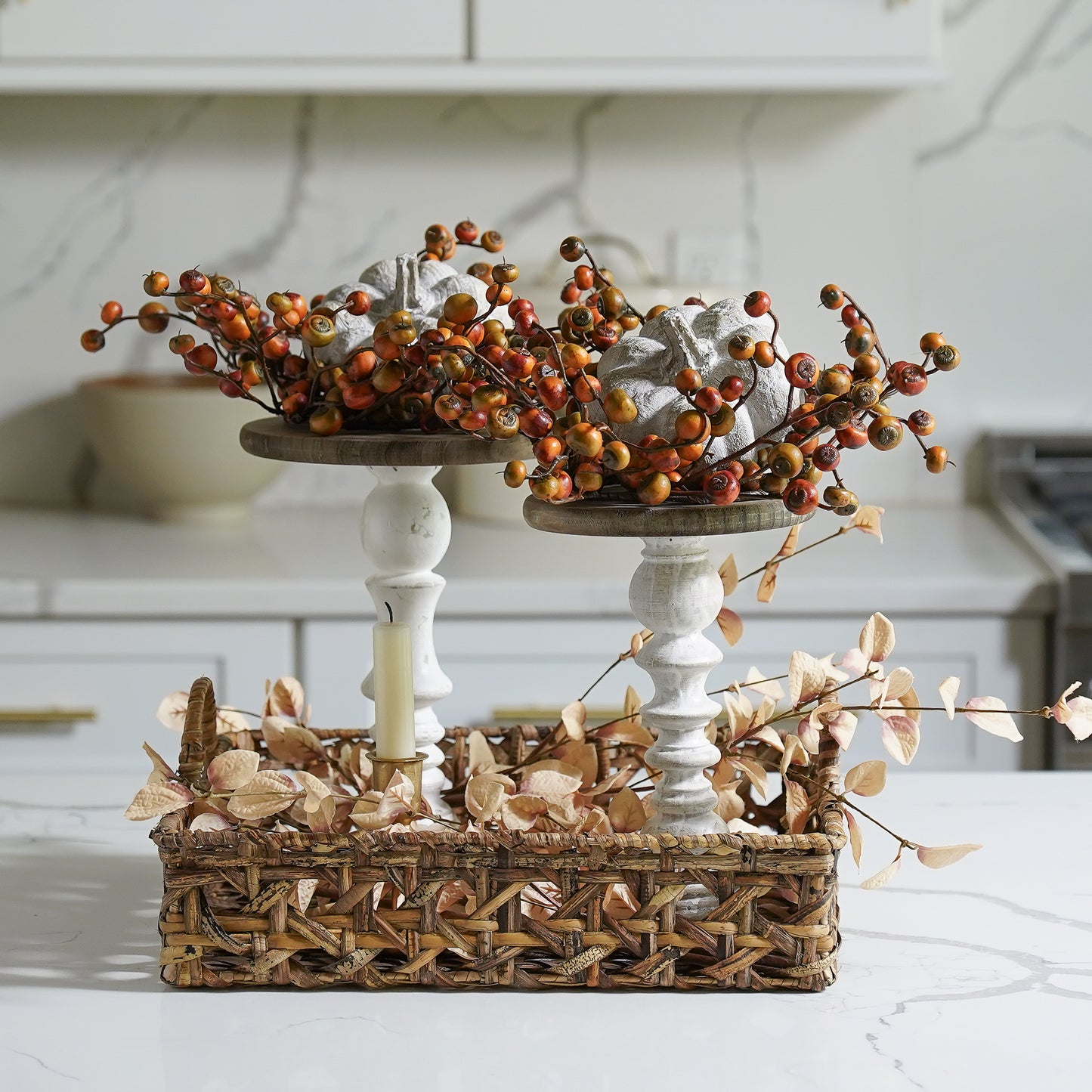 Cora Hand Woven Rattan Tray