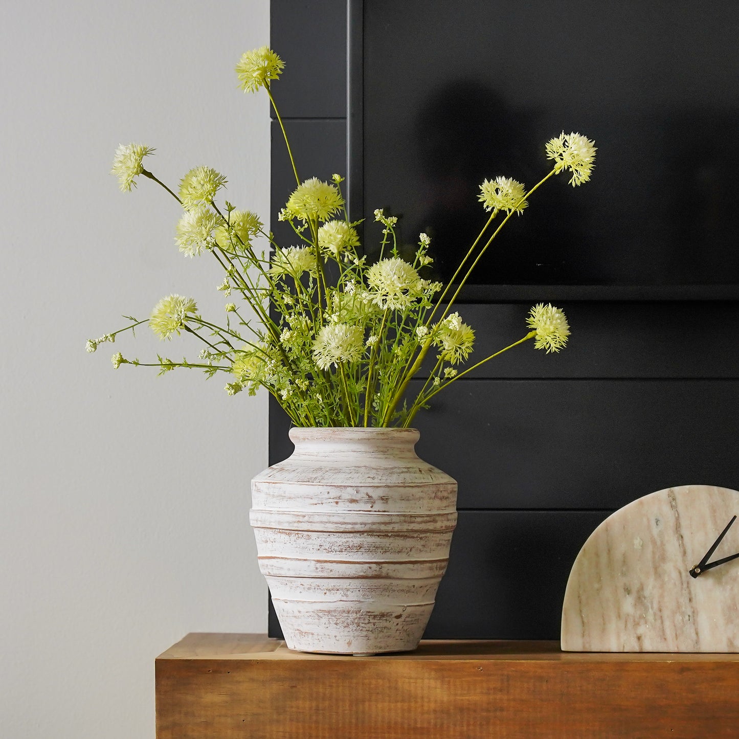 Evelyn Whitewash Vase