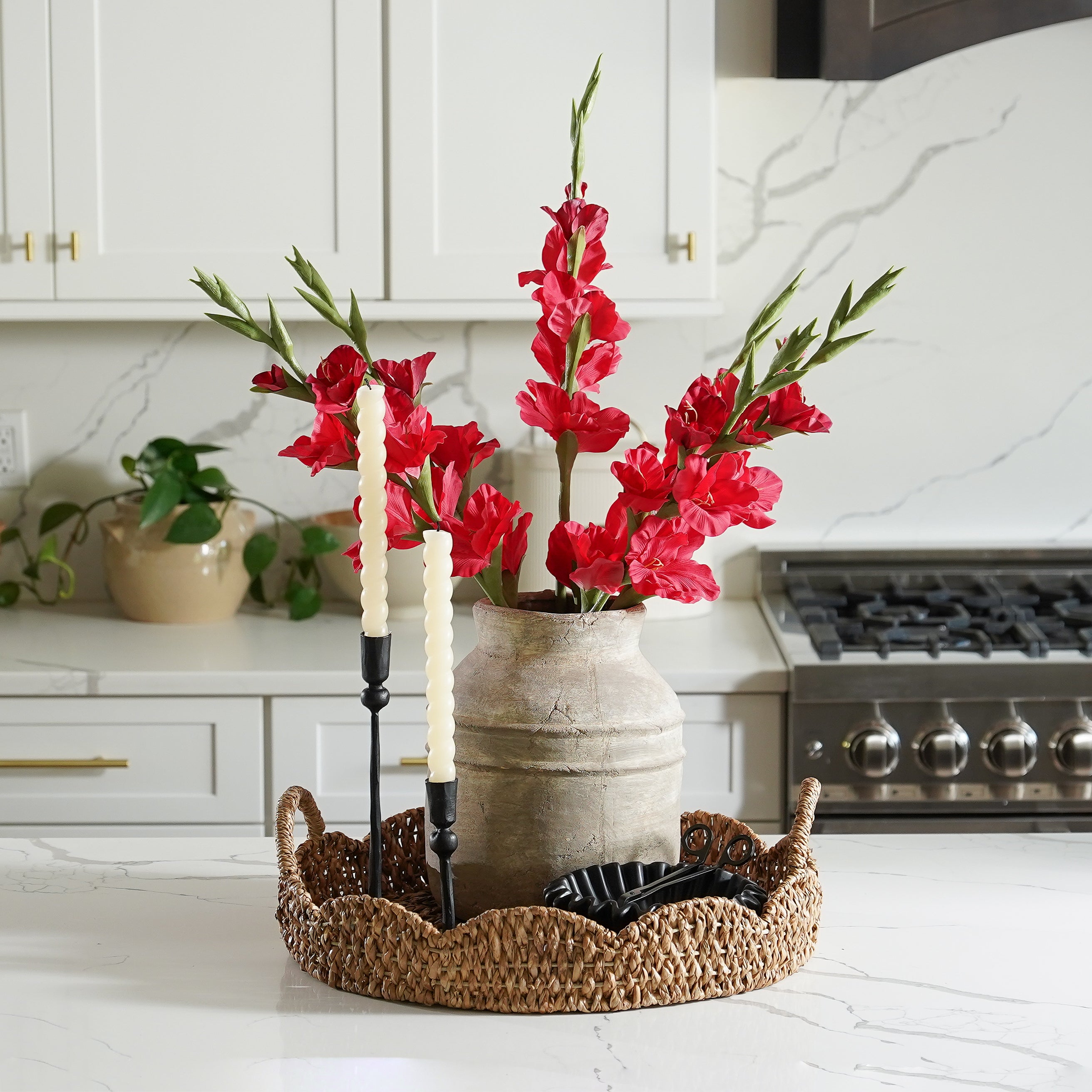 Ava Whitewash Vase
