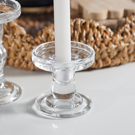 Lunaris Glass Taper Holder