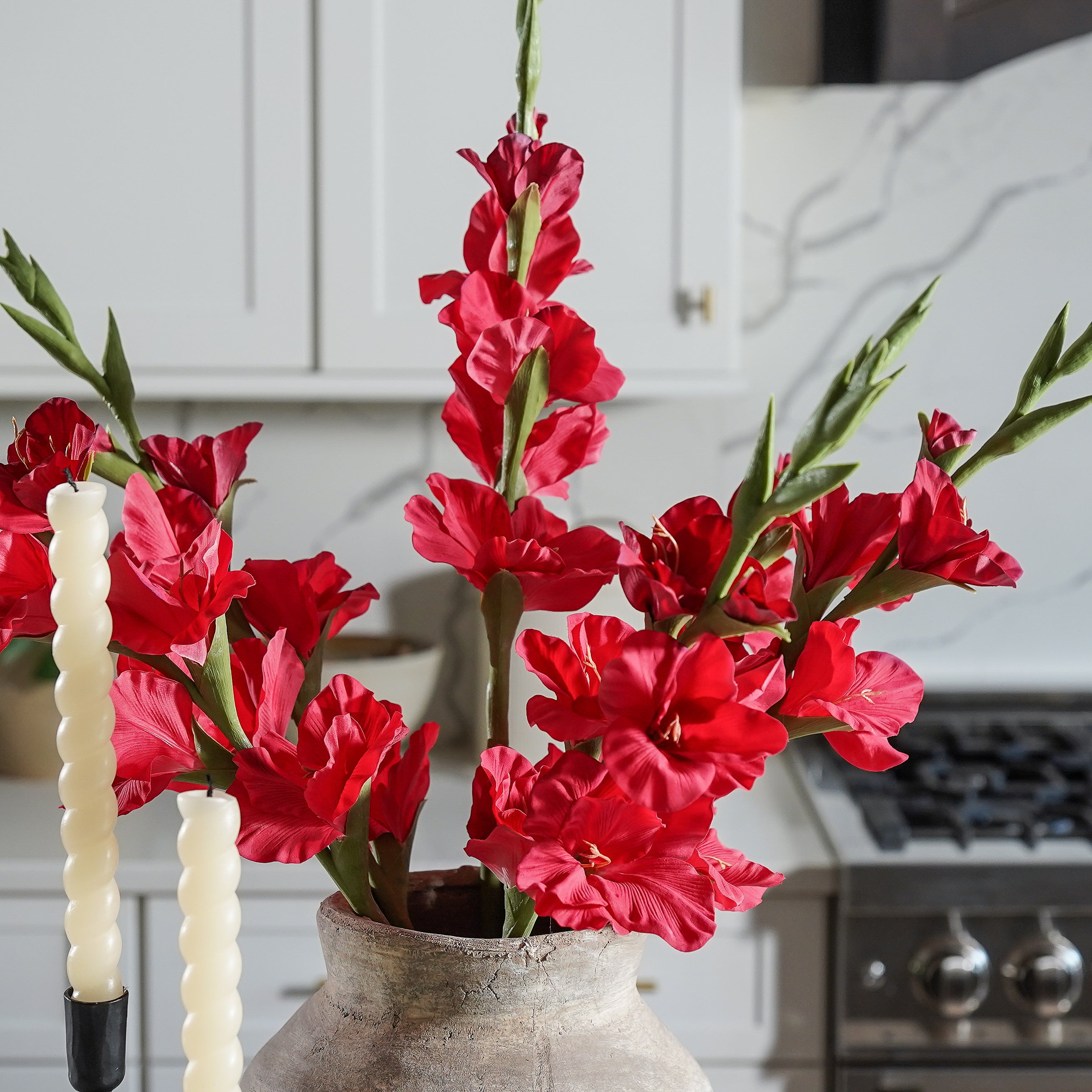 Real Touch Gladiolus Stem | Fuchsia