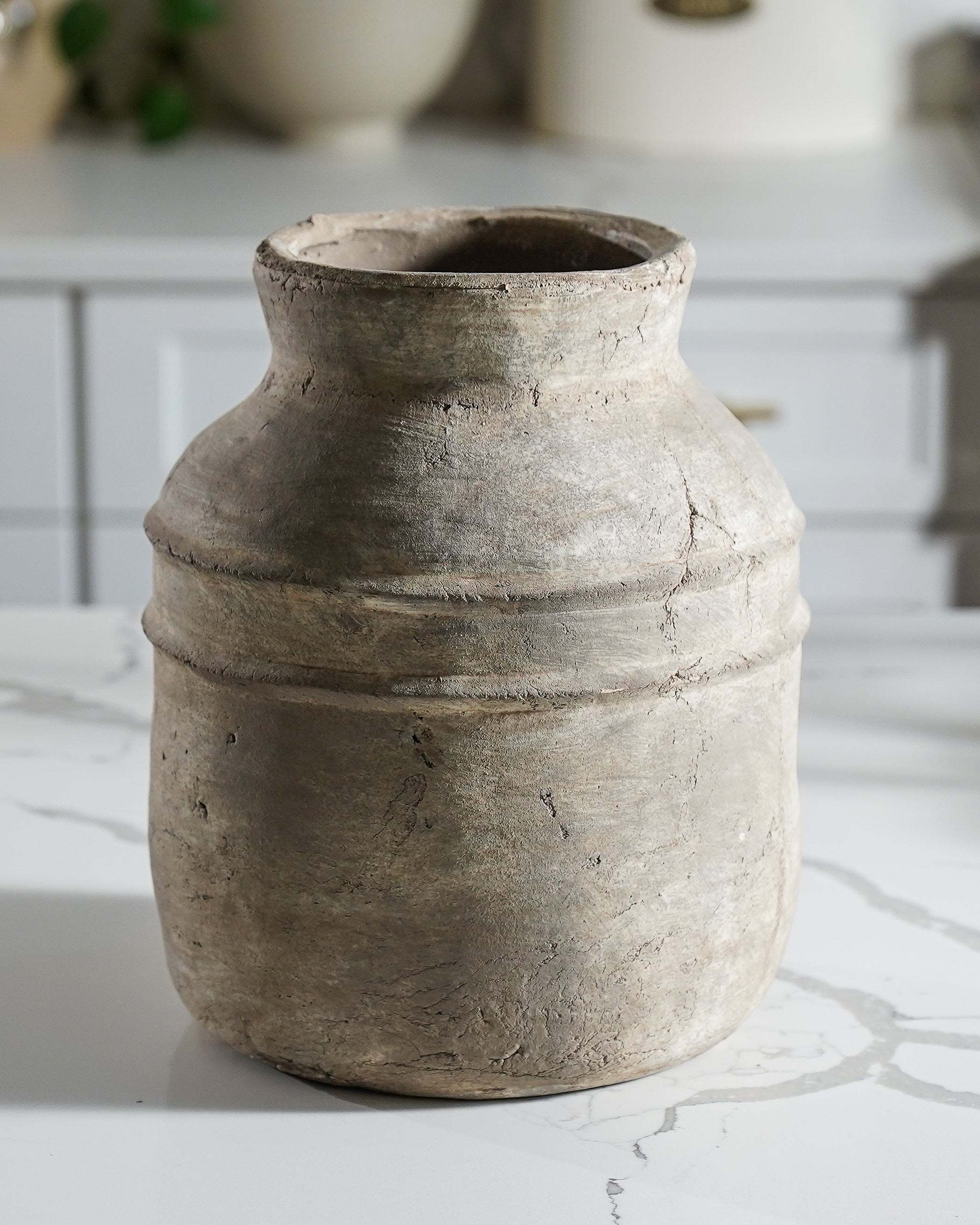 Ava Whitewash Vase
