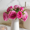 Real Touch Rose Bouquet | Magenta
