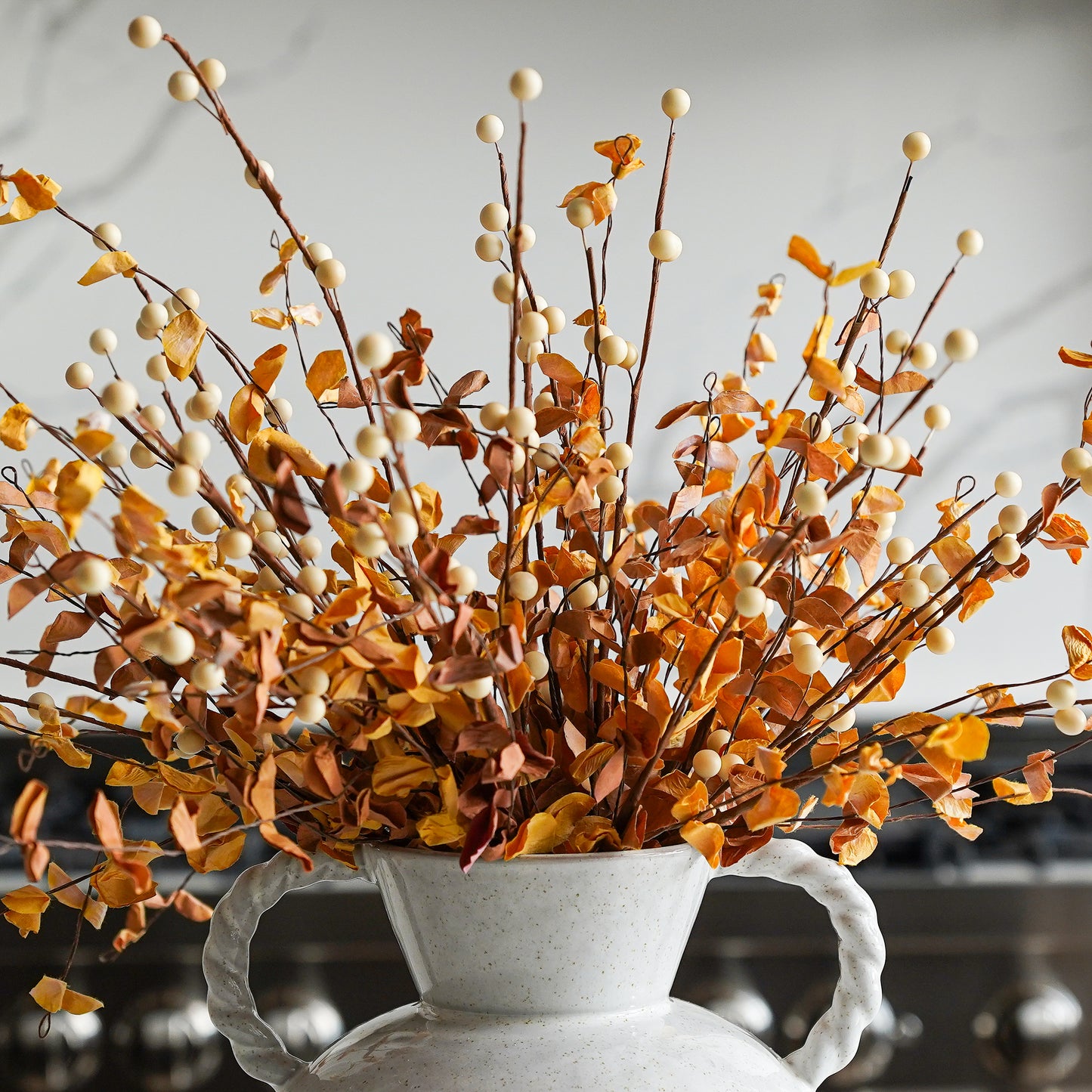 Leafy Berry Bush | Mustard