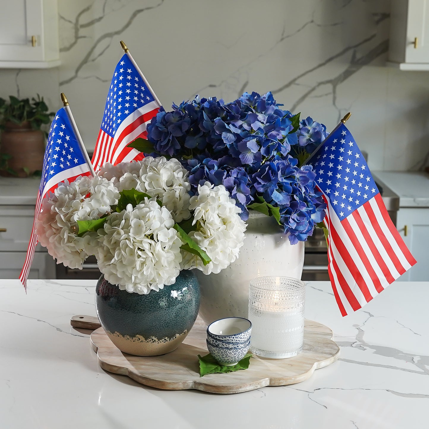 Real Touch Hydrangea | White