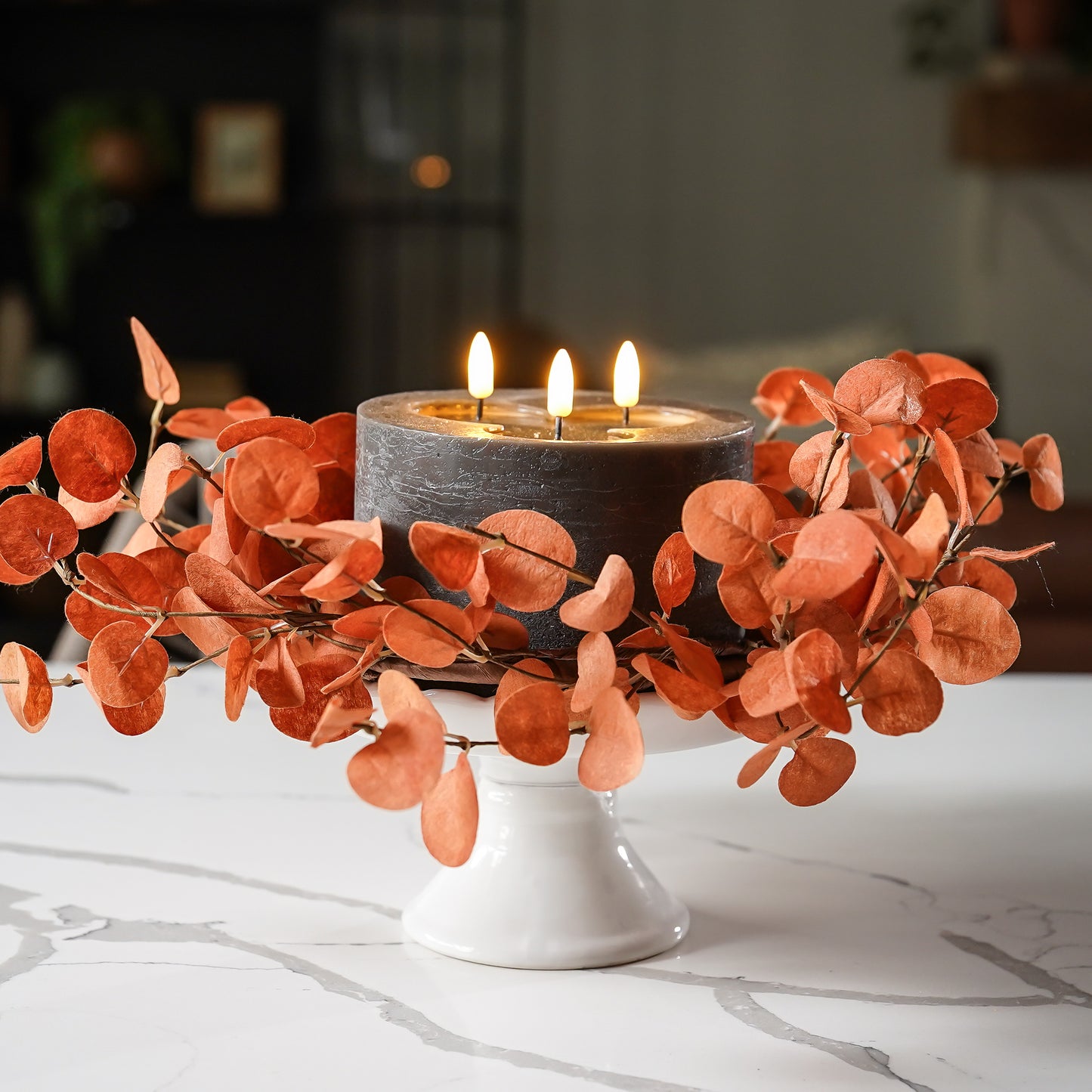 Penny Candle Ring | Burnt Orange