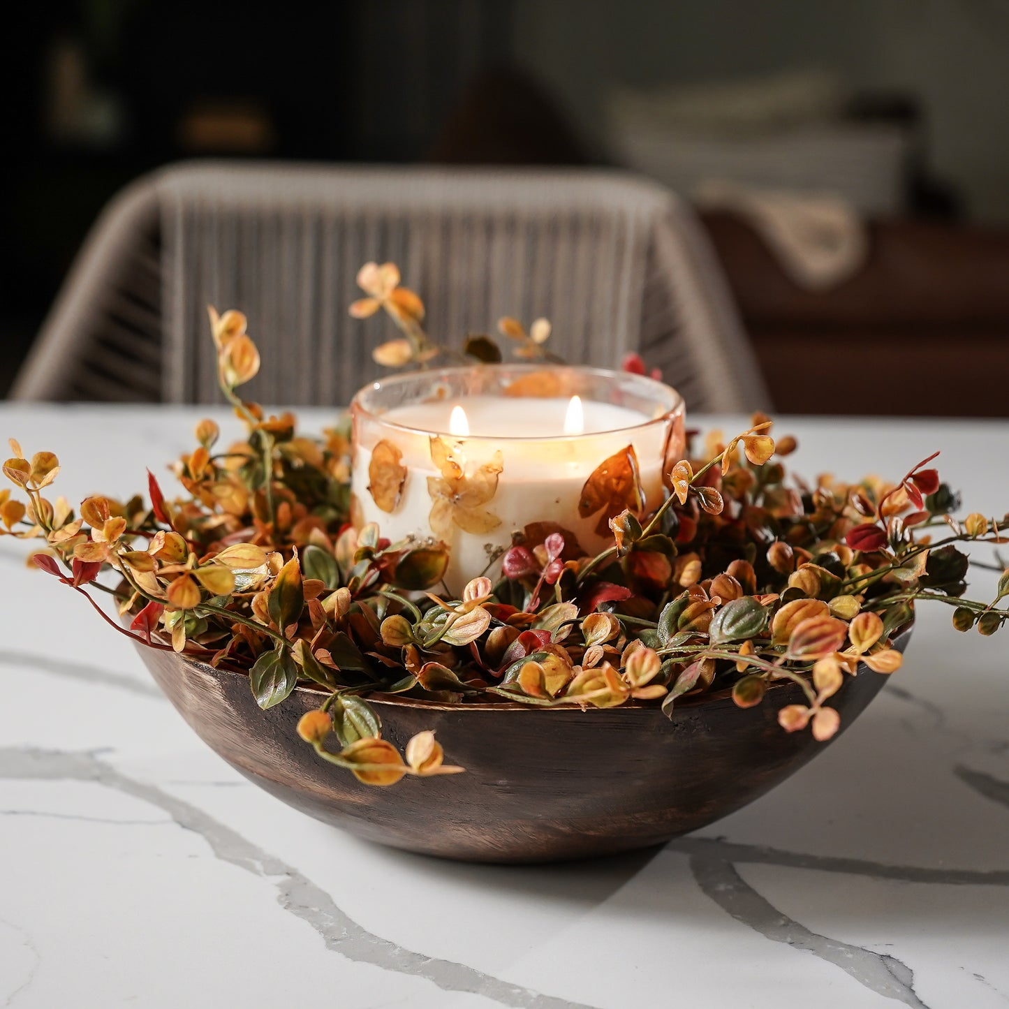 Red Pimpernel Candle Ring