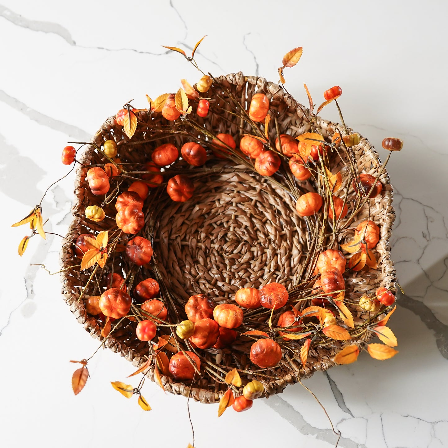 Mini Pumpkins Candle Ring