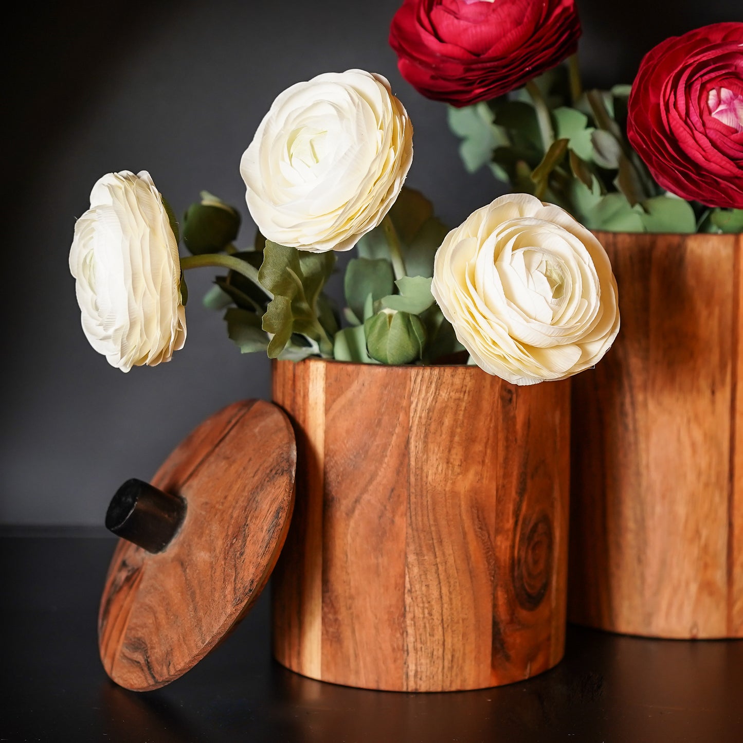 Real Touch Ranunculus Stem | White